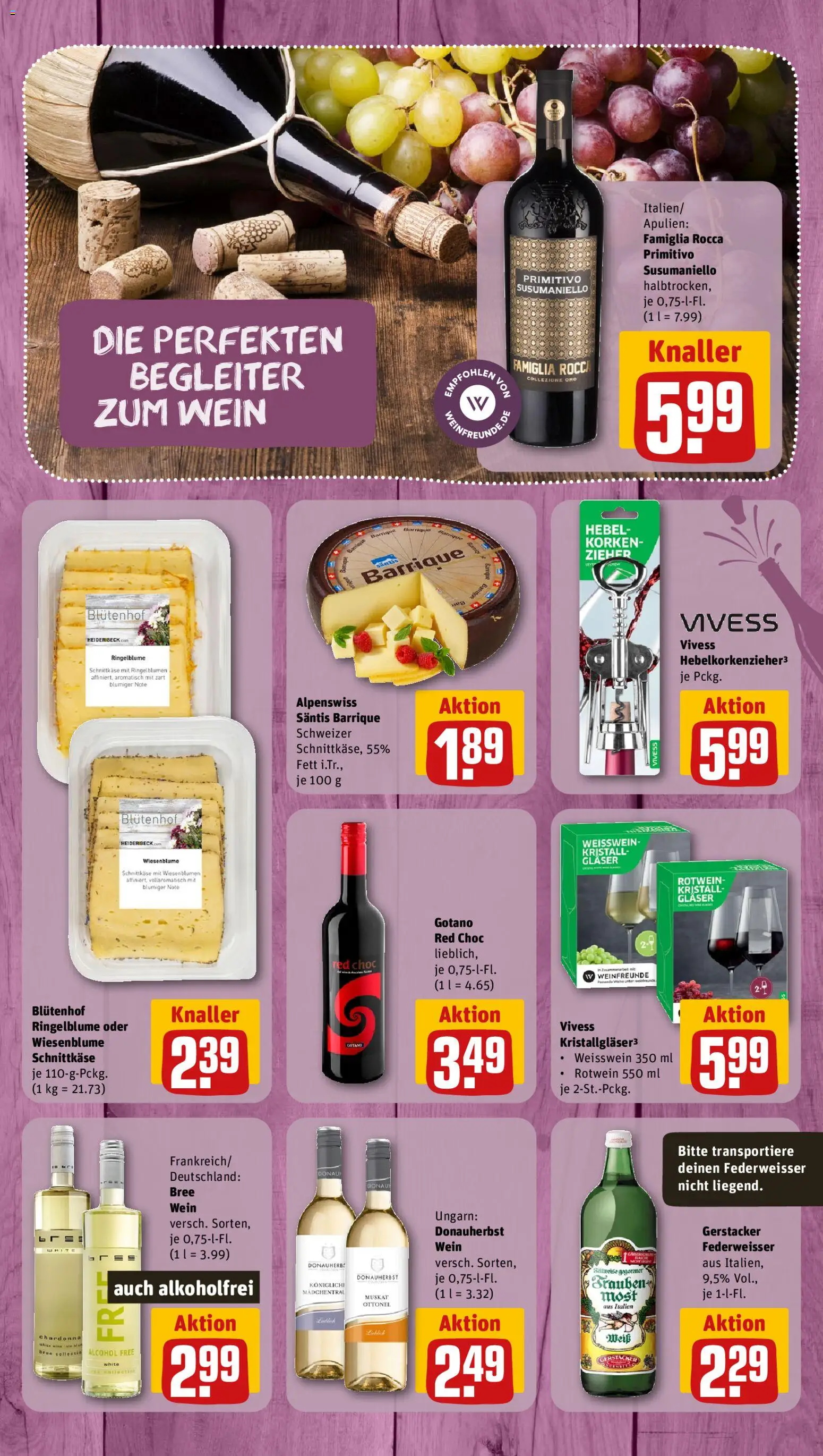 Nahkauf Prospekt – gültig ab 31.08.2026 | Seite: 13 | Produkte: Weißwein, Rotwein, Bree, Wein