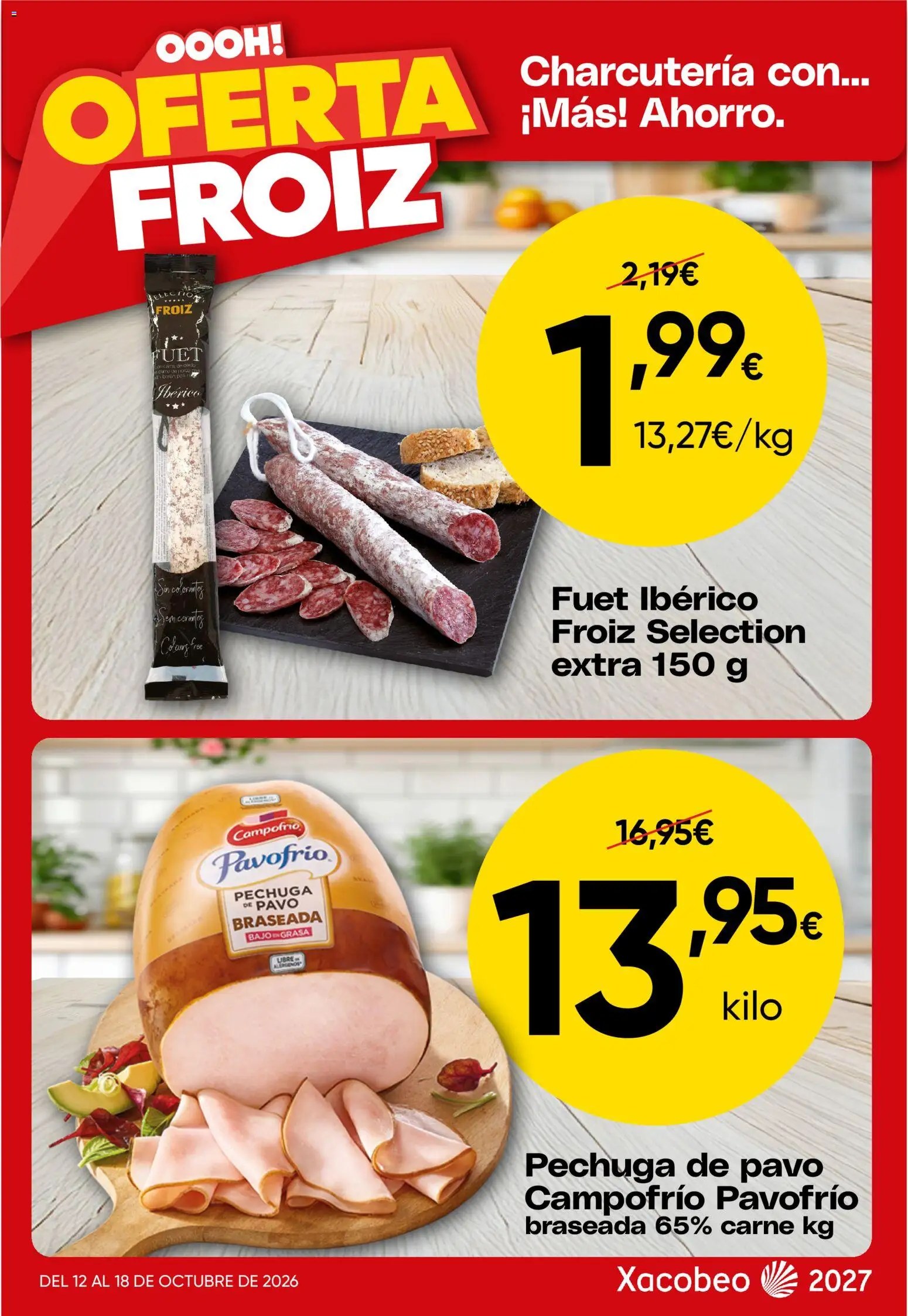 Froiz Oferta semanal │ válido desde el 12/10/2026 | Página: 3 | Productos: Carne, Pavo