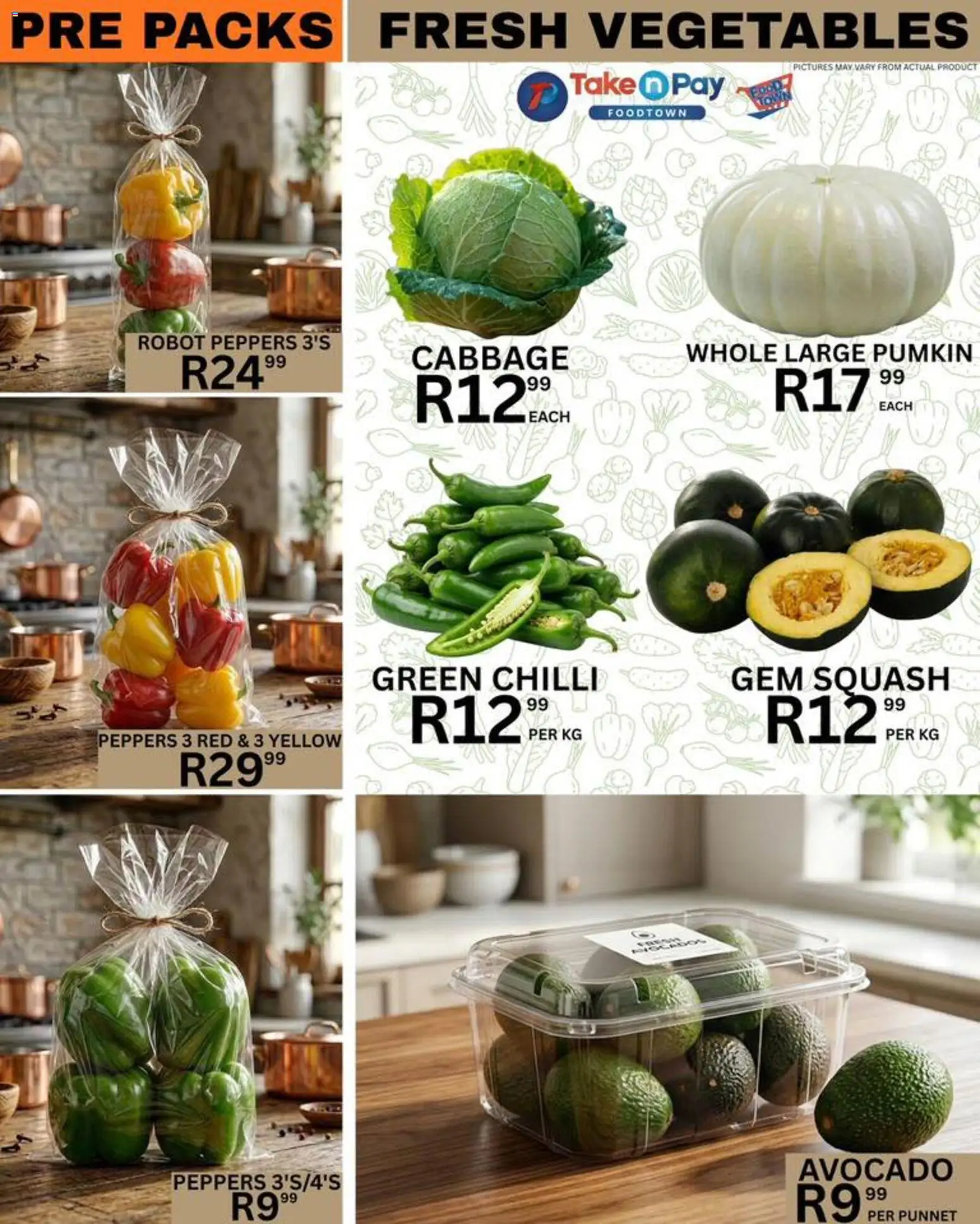 New Take n Pay catalogue – valid from 24.05.2026 | Page: 10 | Products: Squash, Vegetables, Chilli