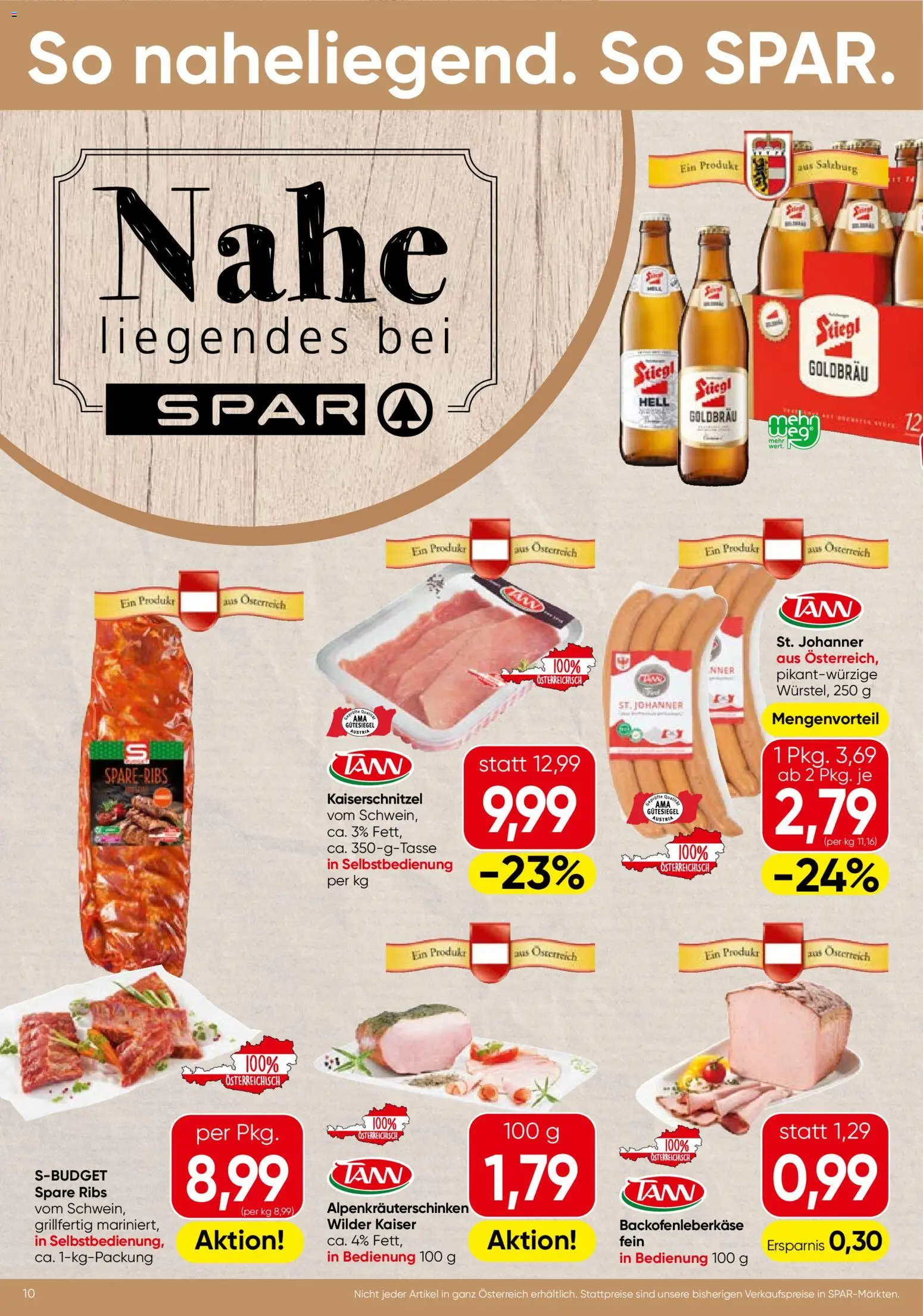 Spar Flugblatt - Salzburg gültig ab 09.04.2026 | Seite: 10
