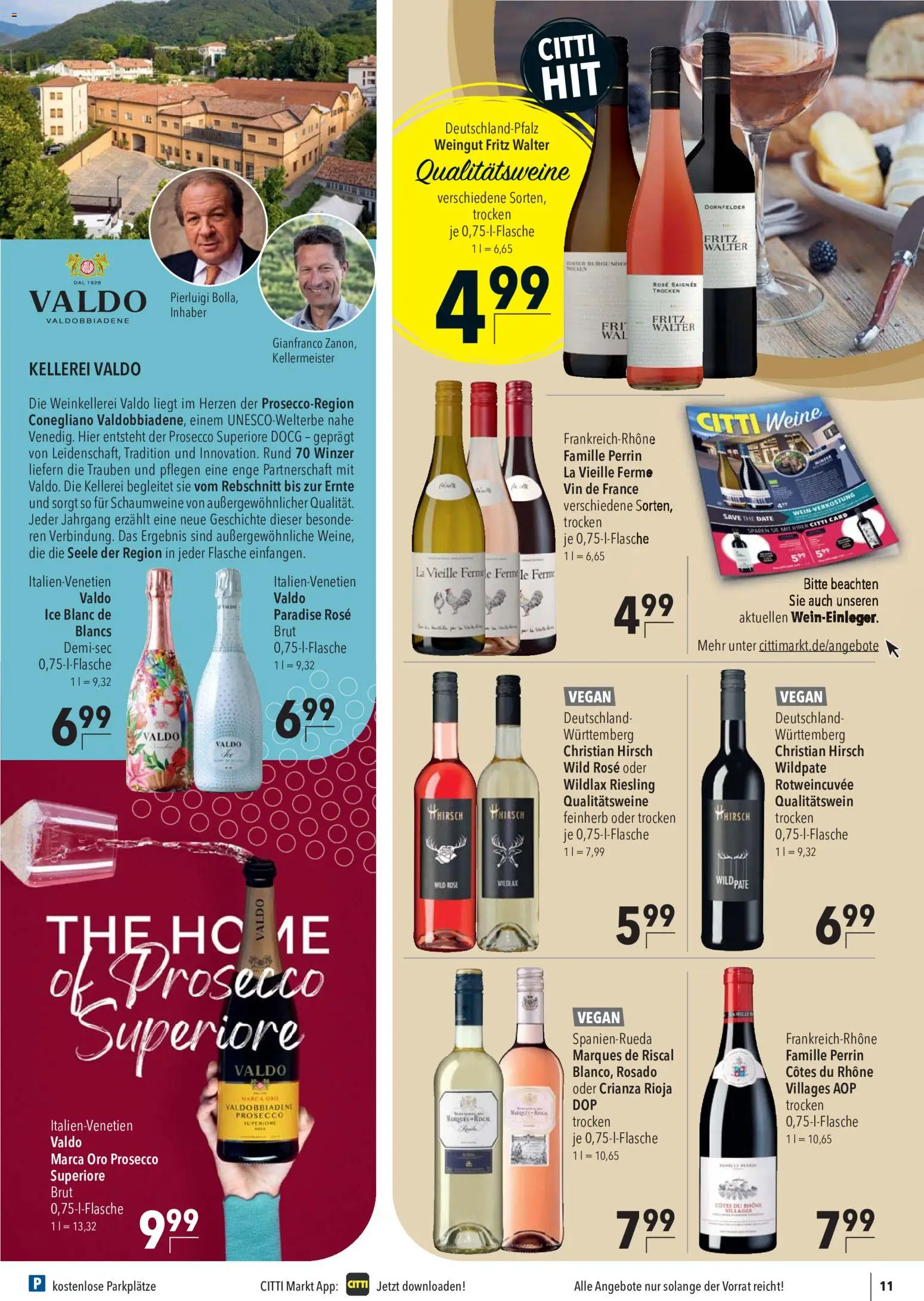 CITTI Markt Prospekt – gültig ab 07.10.2026 | Seite: 11 | Produkte: Trauben, Prosecco