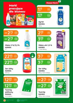 Pogląd oferty "Eurocash gazetka" - ważna od 17.09.2026 | Strona: 2 | Produkty: Ser żółty, Ser, Mleko UHT, Twaróg