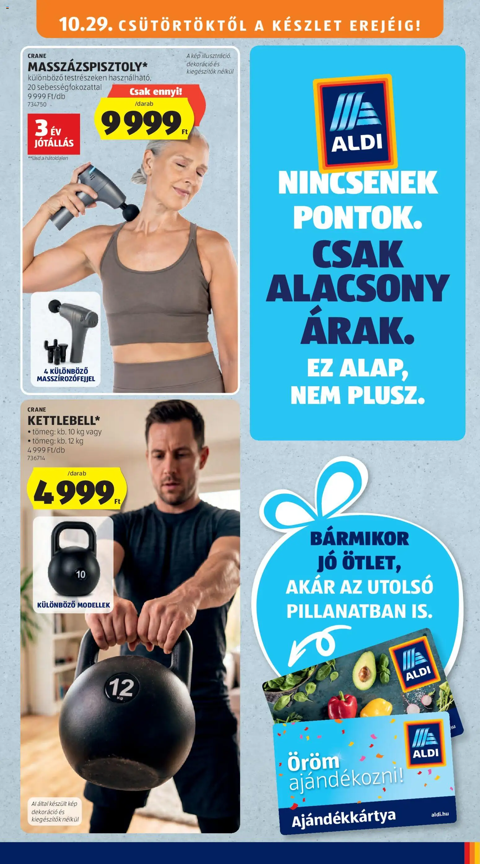 Aldi akciós ujság - amely érvényes a következő dátumtól: 2026.10.29. | Oldal: 45