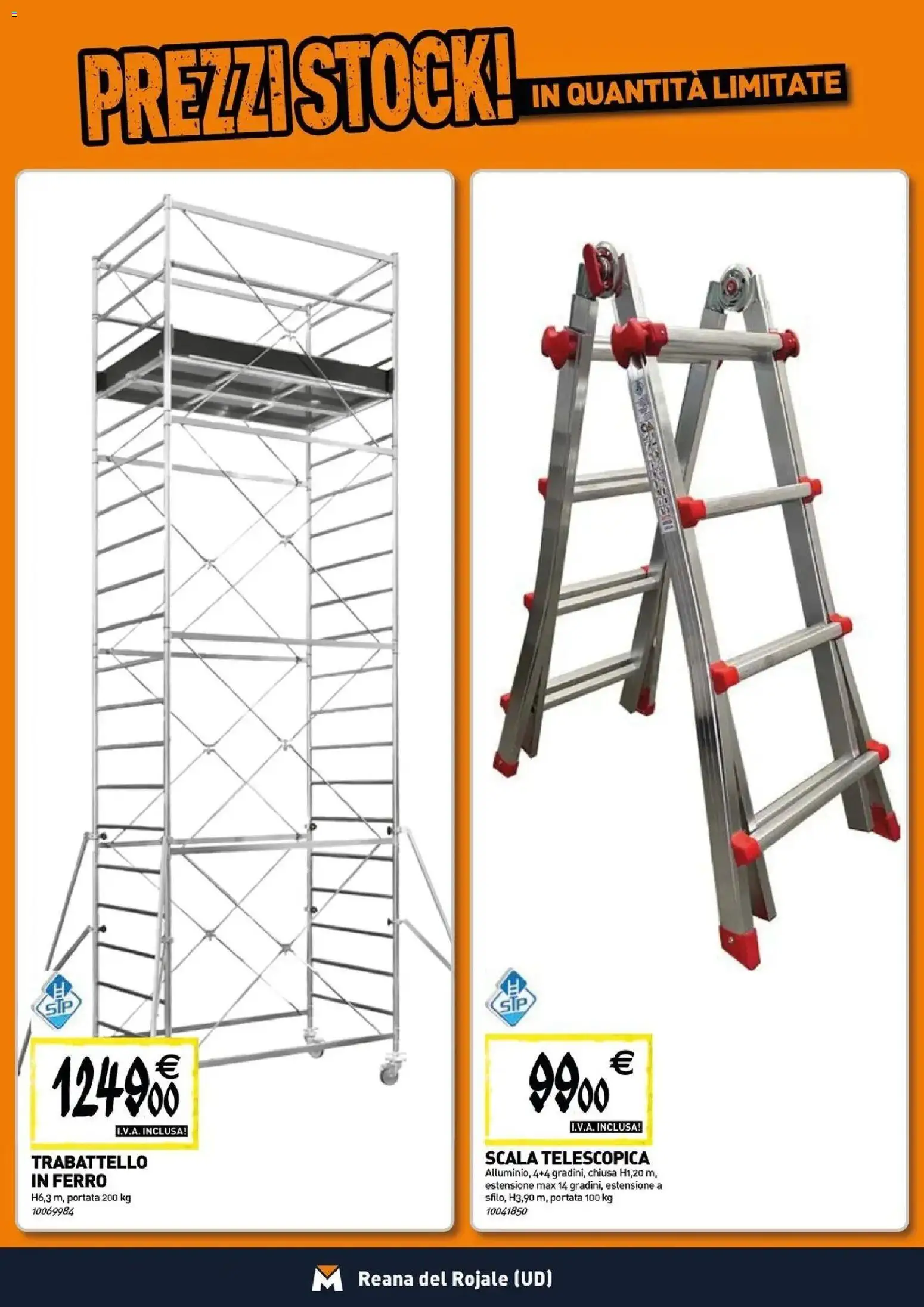 Nuovo TECNOMAT catalogo Reana del Rojale dal 27/08/2026 > offerte anteprima 🛍️ | Pagina: 16 | Prodotti: Scala, Ferro