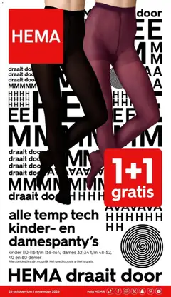 Hema folder - Voorbeeld van een folder van Hema, geldig van 26-10-2026