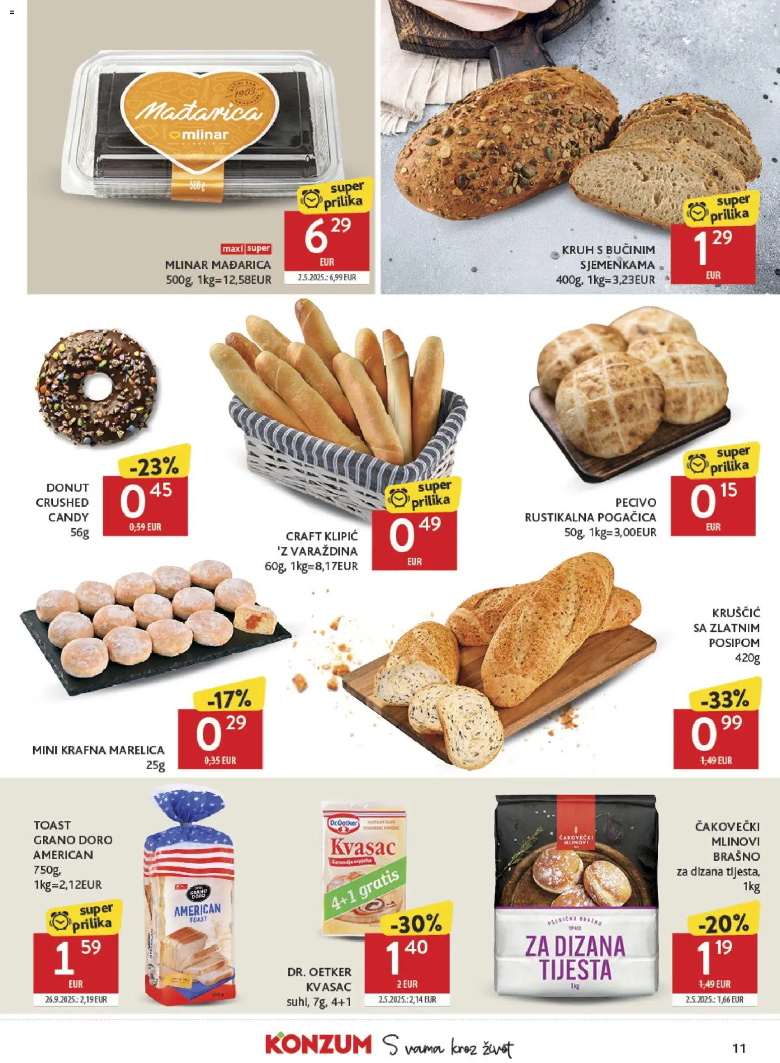 Konzum HR akciós ujság - amely érvényes a következő dátumtól: 2026.10.07. | Oldal: 11 | Termékek: Dr. Oetker