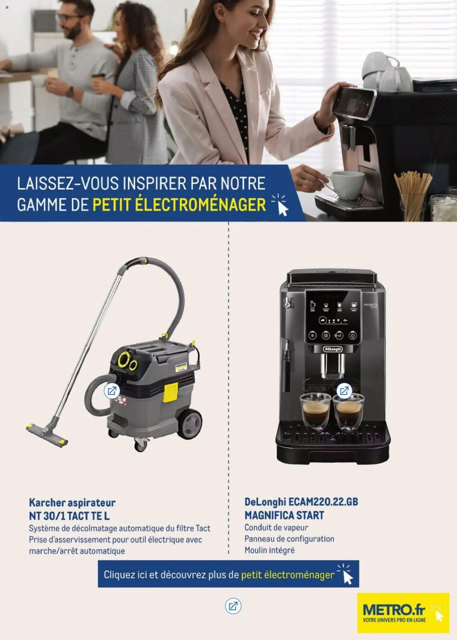 {H1} | Page: 7 | Produits: Petit électroménager, Aspirateur, Delonghi, Prise