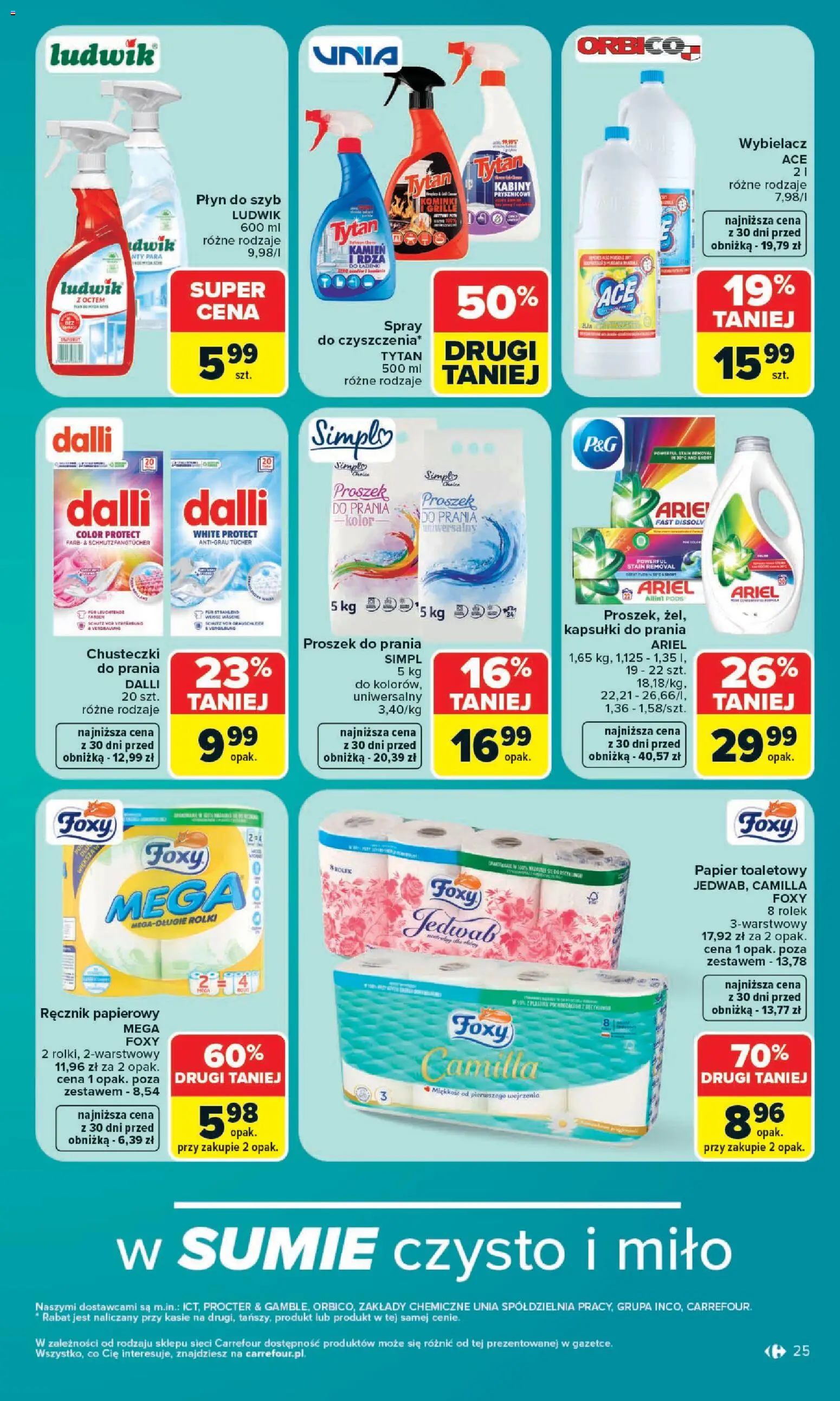 Carrefour gazetka od 20.07.2026 | Strona: 27 | Produkty: Papier toaletowy, Rolki, Kapsułki do prania, Proszek do prania