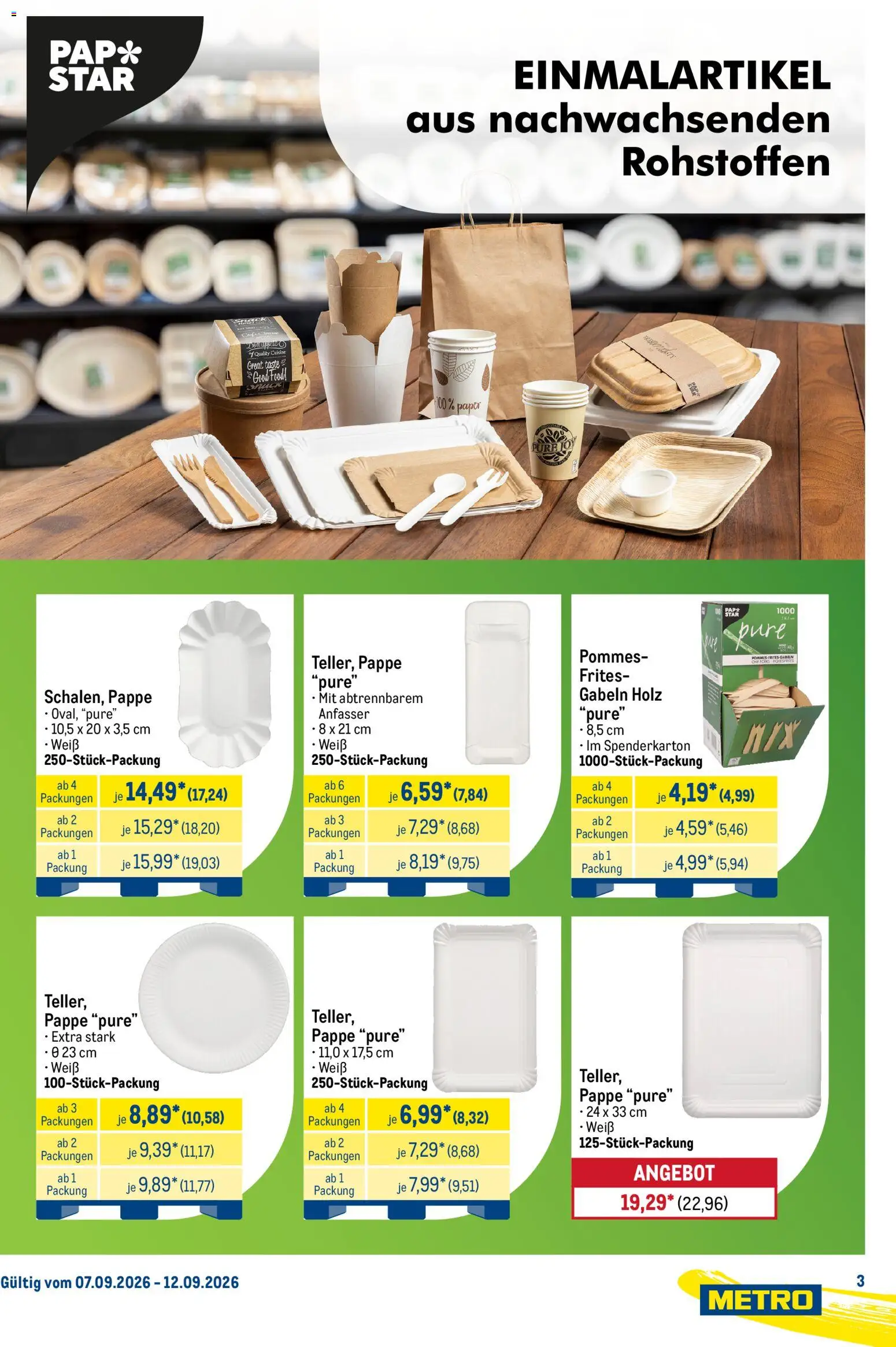 Metro Marken für Profis – gültig ab 07.09.2026 | Seite: 3 | Produkte: Pommes