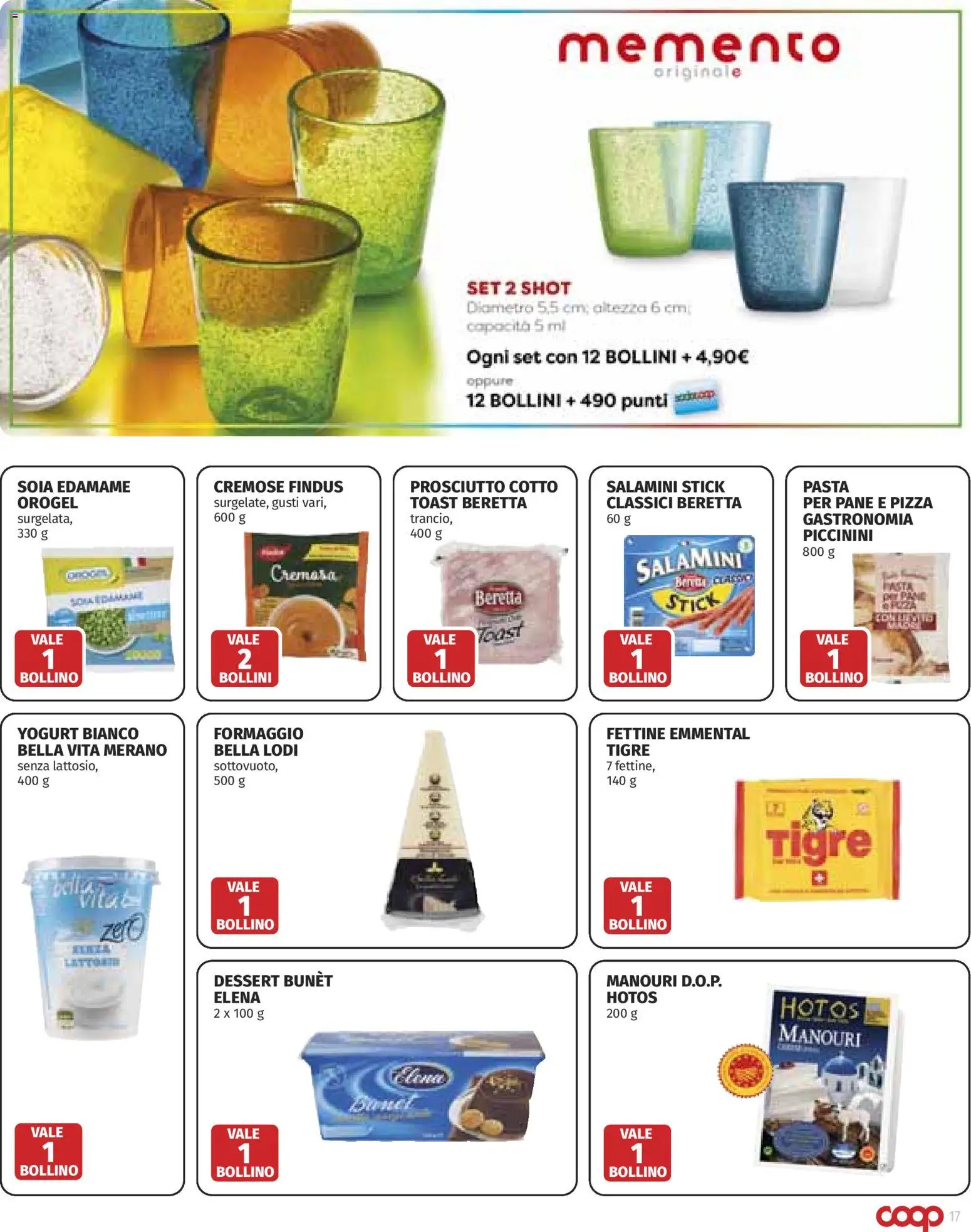 Volantino COOP del 28.05.2026 | Pagina: 17 | Prodotti: Pane, Formaggio, Prosciutto, Emmental
