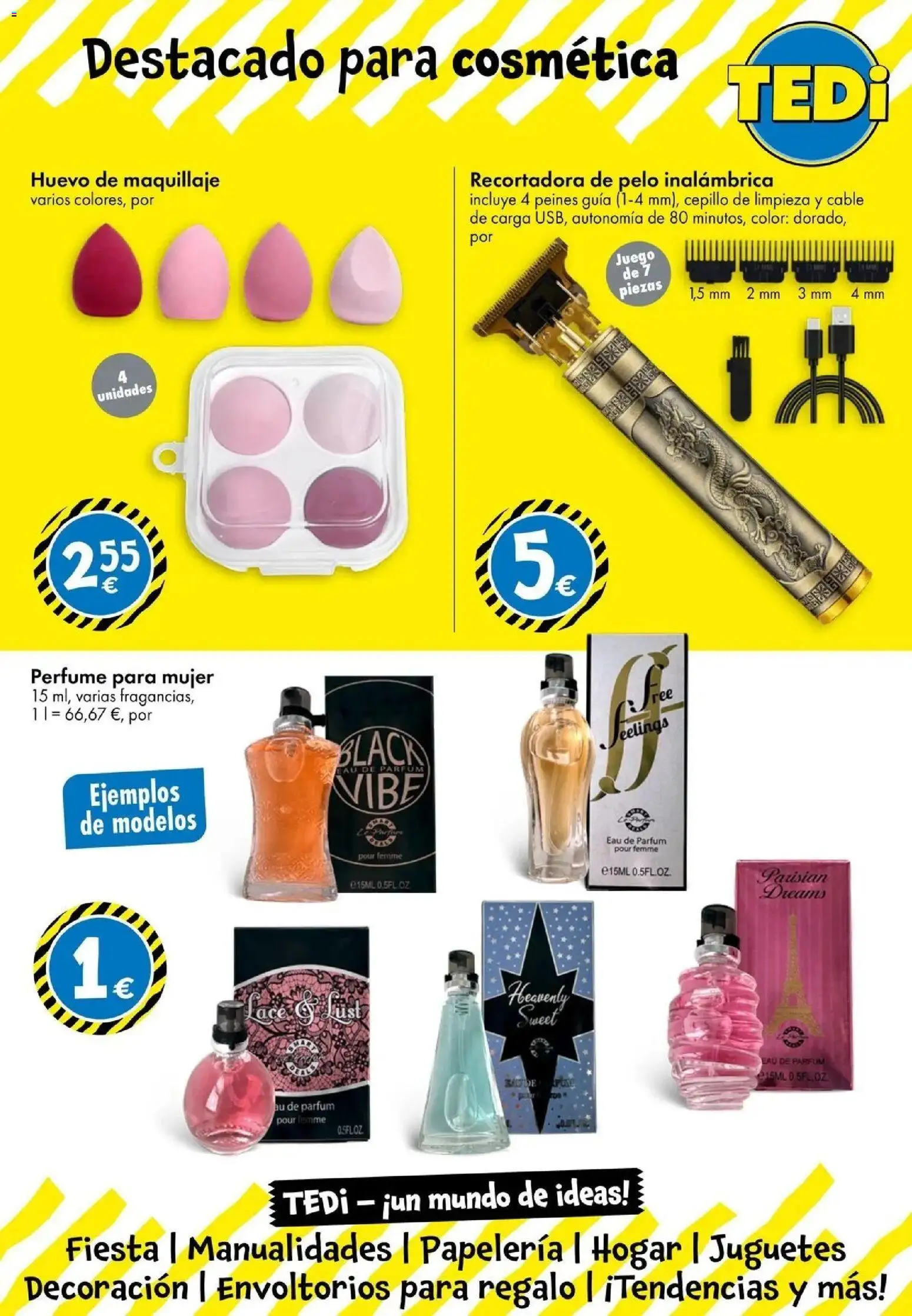 TEDi folleto │ válido desde el 07/08/2026 | Página: 13 | Productos: Perfume, Juguetes, Cable, Eau de parfum
