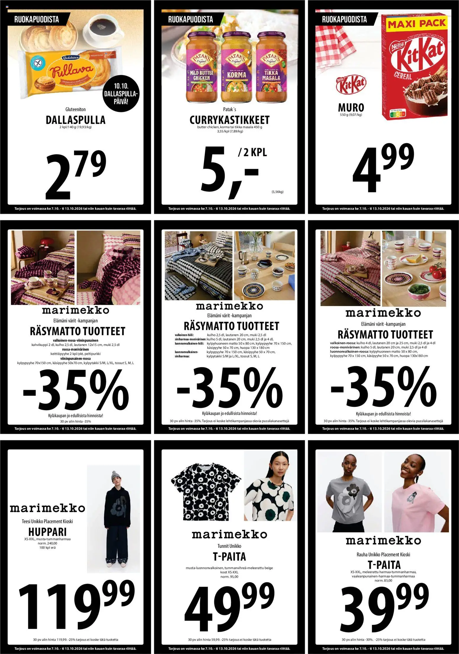 Tuuri tarjoukset – voimassa 07/10/2026 alkaen | Sivu: 11 | Tuotteet: Matto, Kylpytakki, Kylpyhuoneen matto, Huopa