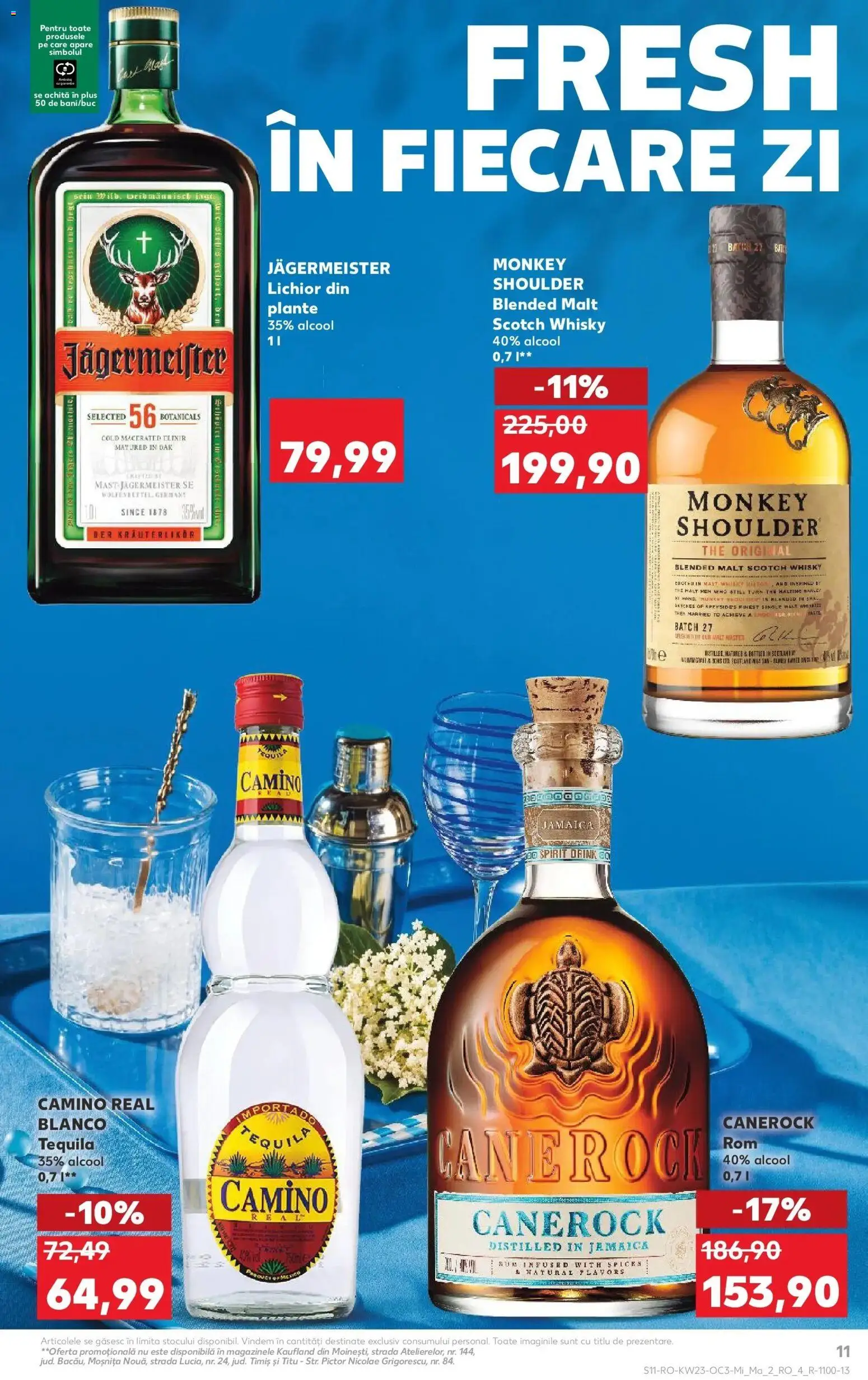 Noul catalog Kaufland – valabil de la 03.06.2026 | Pagină: 11 | Produse: Elixir, Lichior, Rom