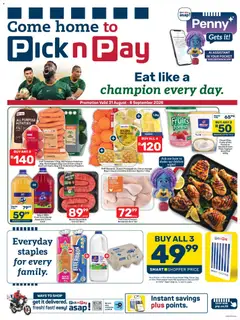 Pick n Pay specials catalogue – valid from 31/08/2026