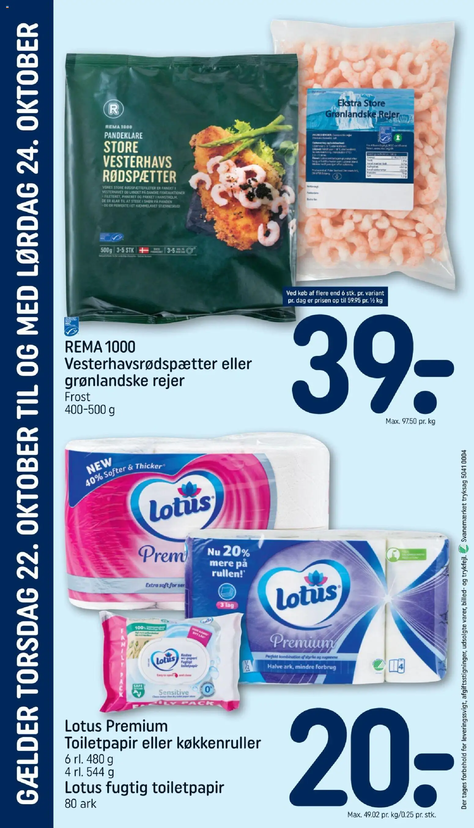 Rema 1000 tilbudsavis – gyldig fra 18/10/2026 | Side: 25 | Produkter: Rejer