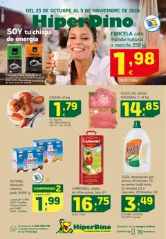 Vista previa HiperDino folleto válido desde el 23/10/2026