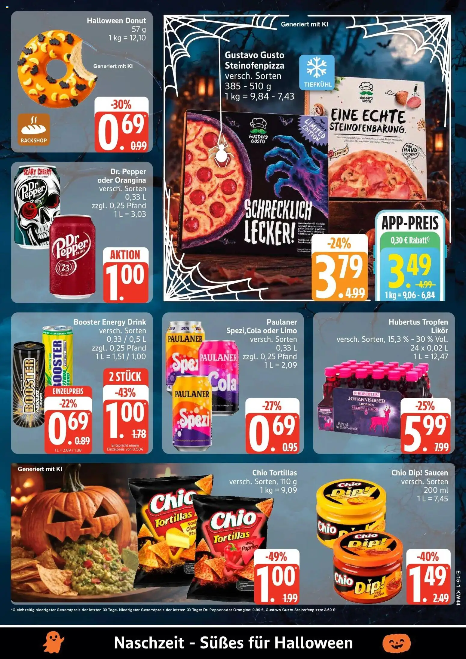 Edeka Prospekt Rostock (ab 26.10.2026) » Angebote Online | Seite: 21 | Produkte: Tortillas, Cola, Chio tortillas, Hubertus tropfen