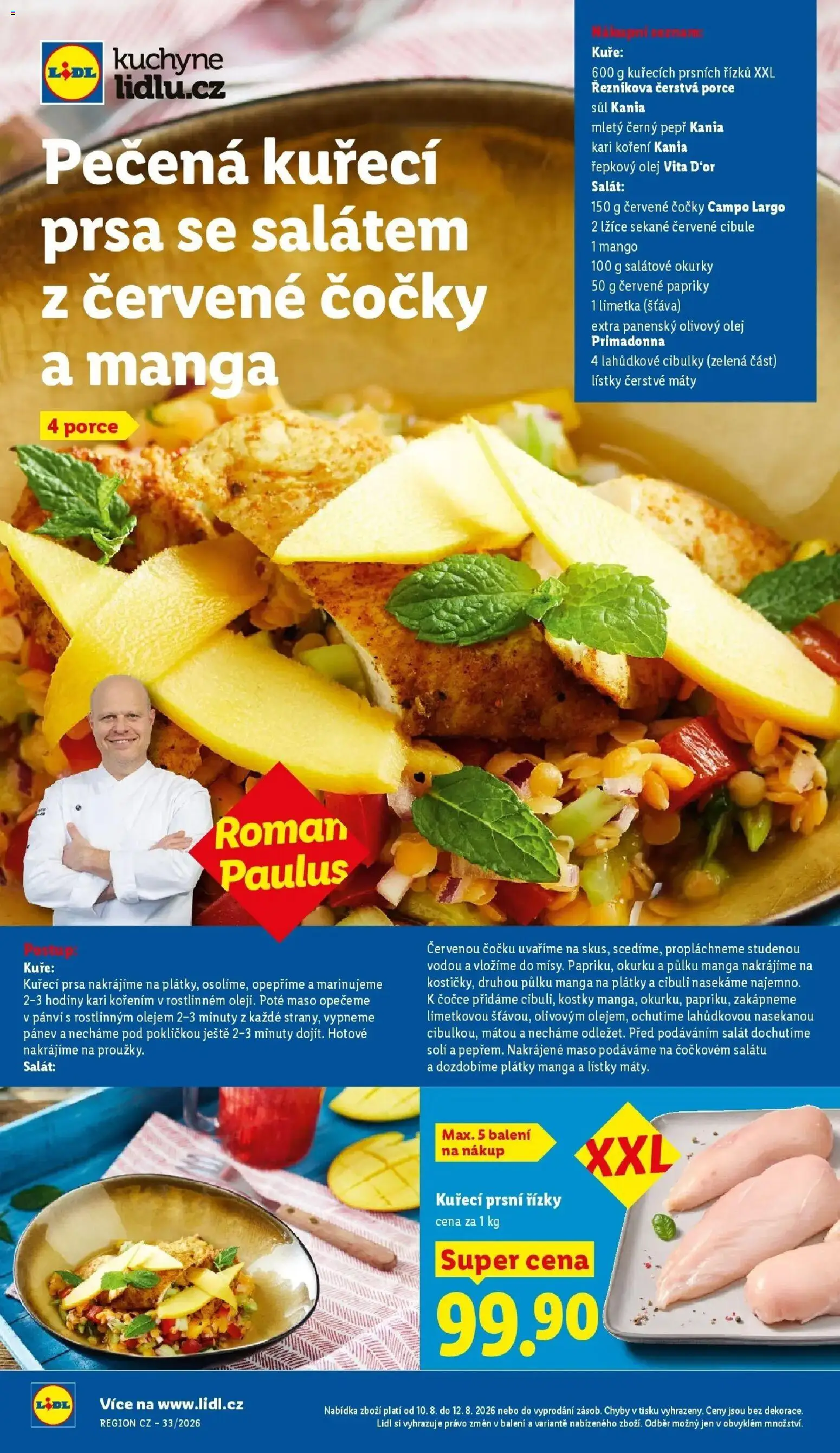 Lidl leták od 10.08.2026 - Nový akční leták | Strana: 23 | Produkty: Řízky, Okurky, Cibule, Sůl