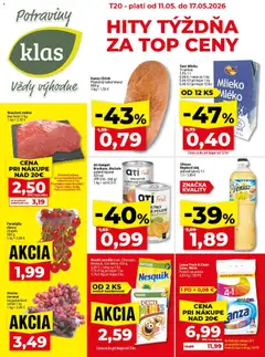 Klas leták platný od 11.05.2026