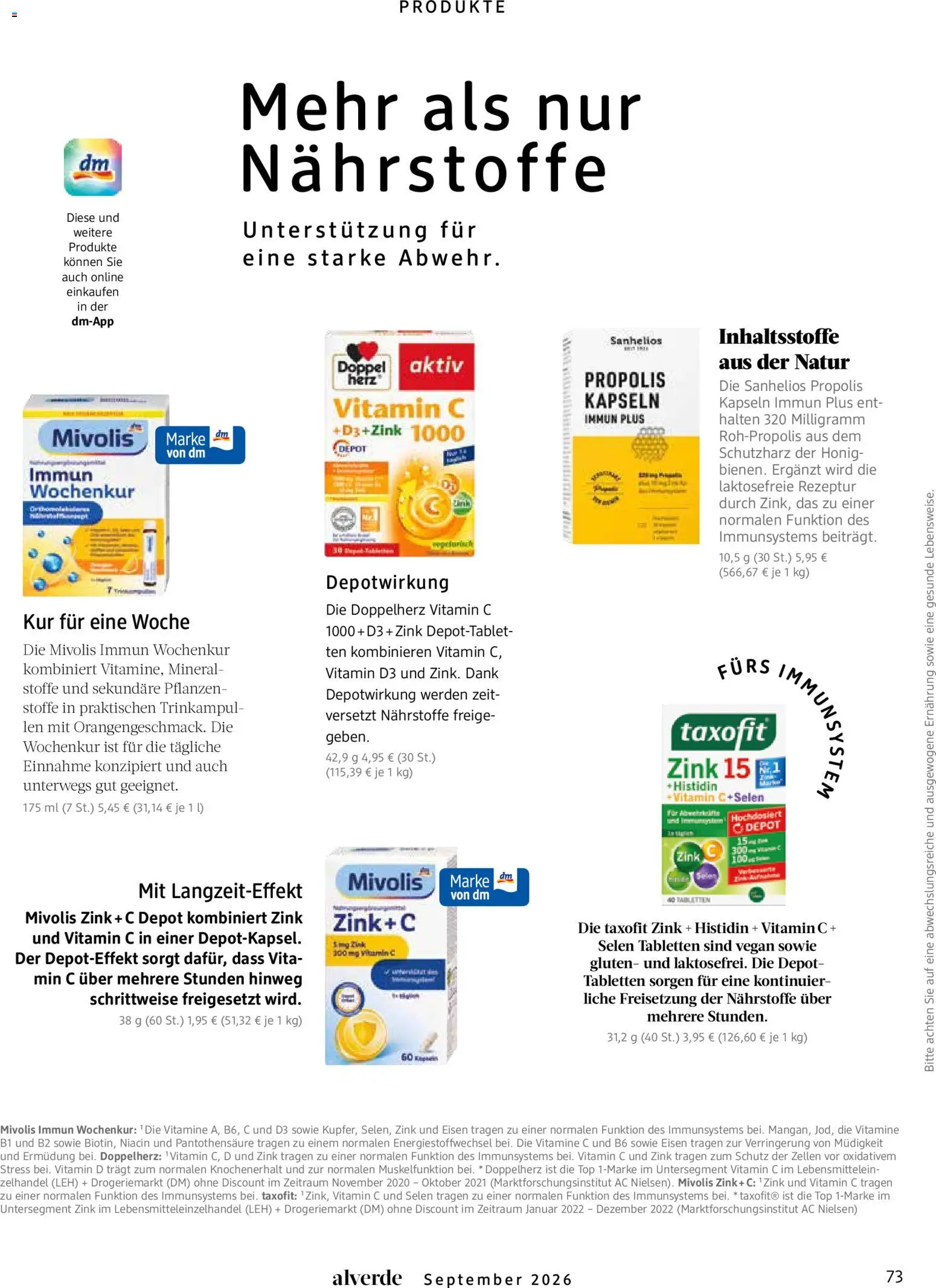 dm drogerie Prospekt – gültig ab 01.09.2026 | Seite: 73 | Produkte: Top