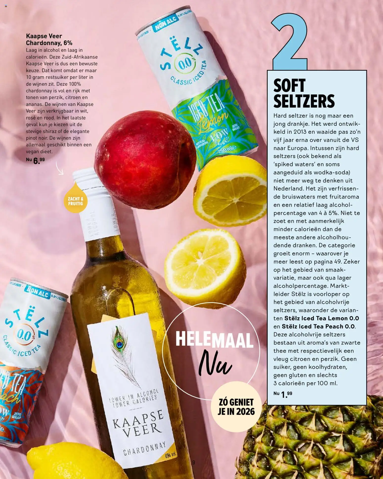 {H1} | Pagina: 9 | Producten: Citroen, Thee, Alcohol