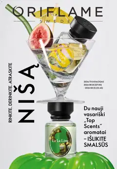Oriflame leidinys galioja nuo 2026.08.05
