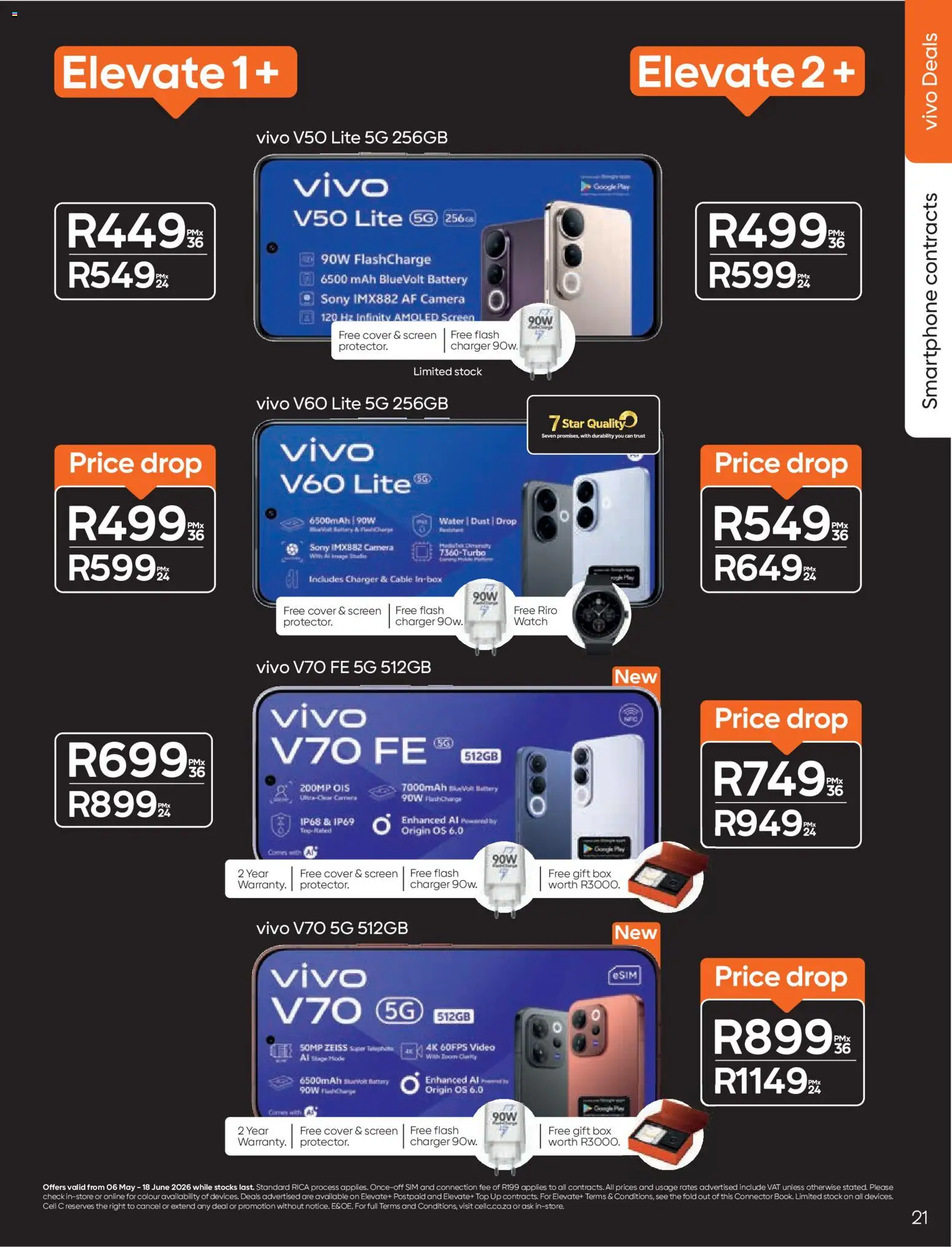 New Cell C catalogue – valid from 06.05.2026 | Page: 23 | Products: Cover, Watch, Connector, Charger