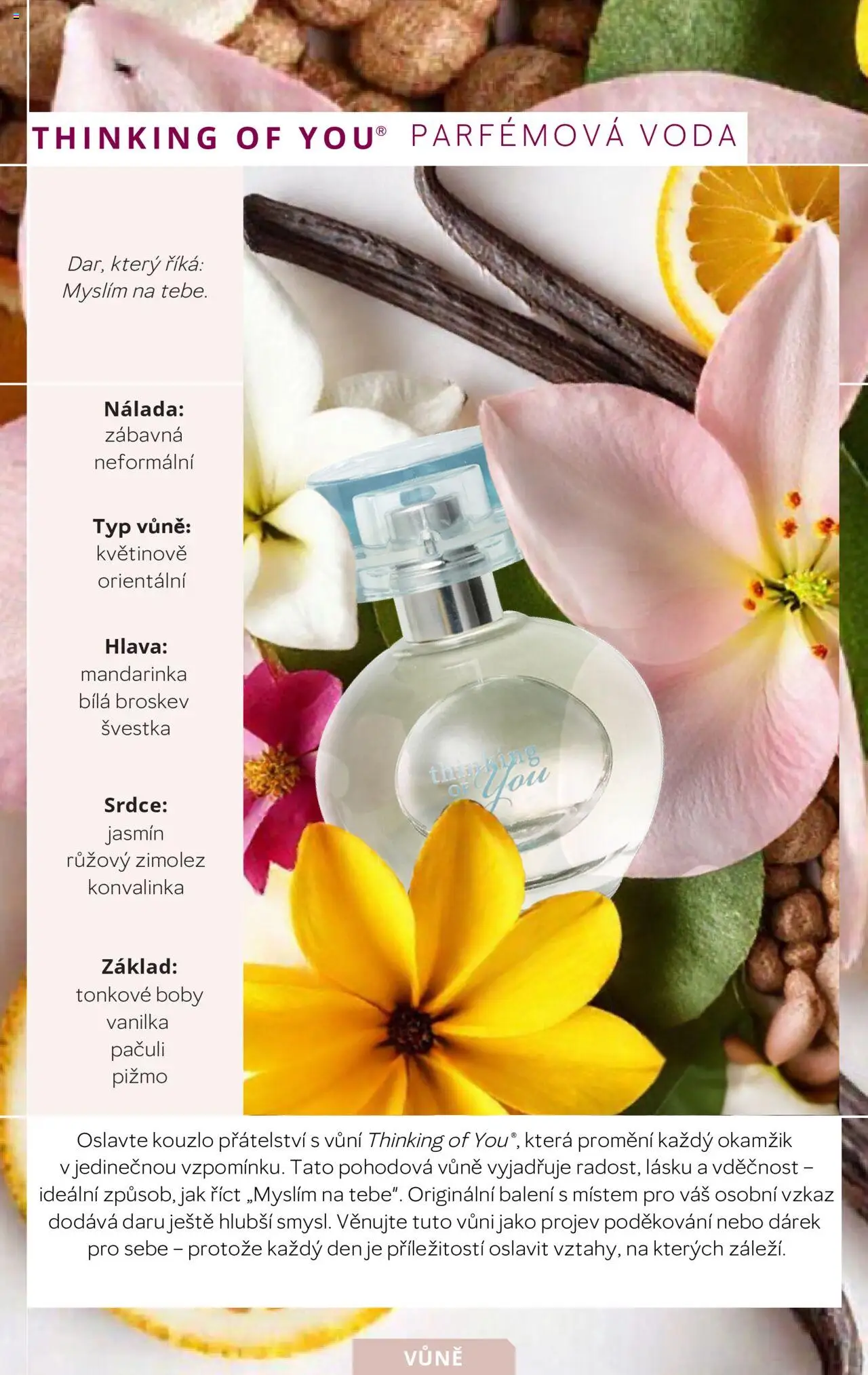Mary Kay katalog vůní od 07.12.2024 | Strana: 19 | Produkty: Voda, Vanilka, Boby