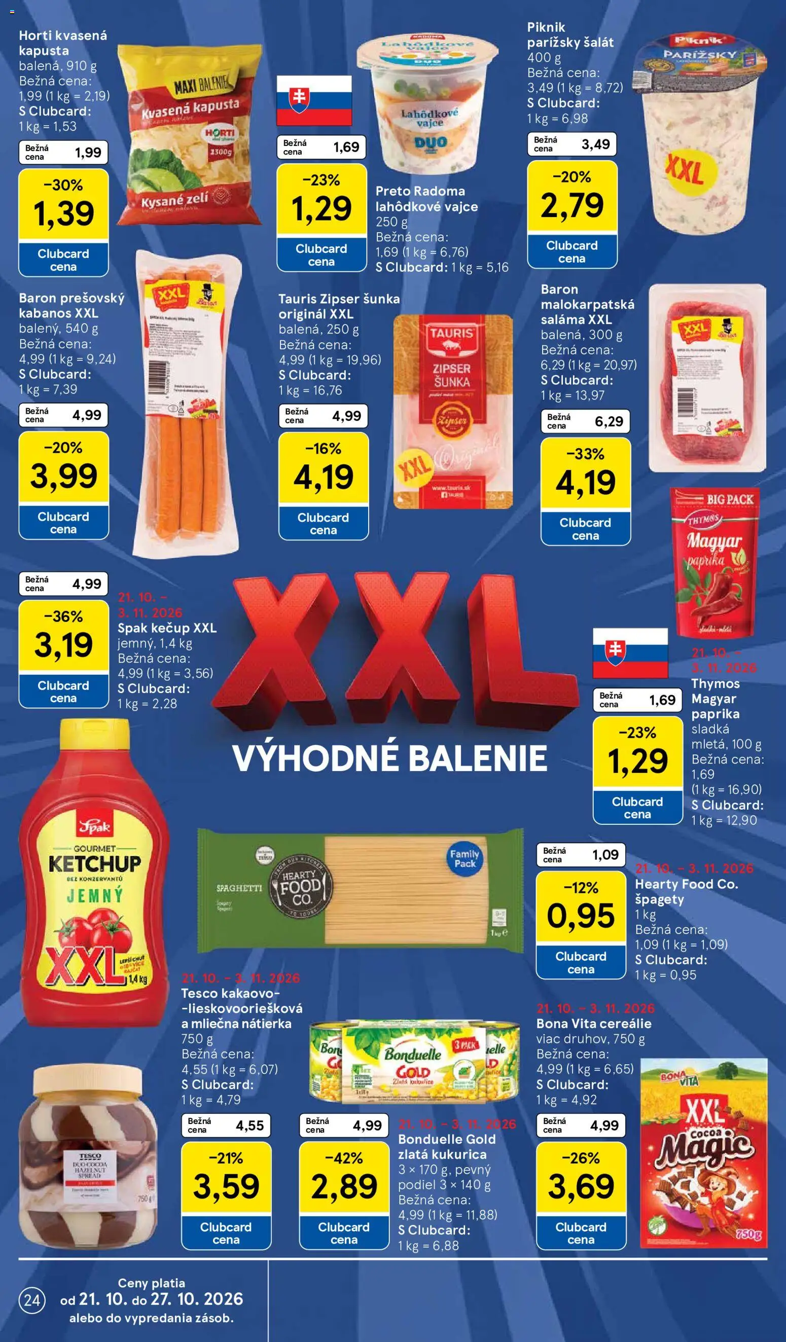 Nové Tesco akcie – leták je platný od 21.10.2026 | Strana: 24