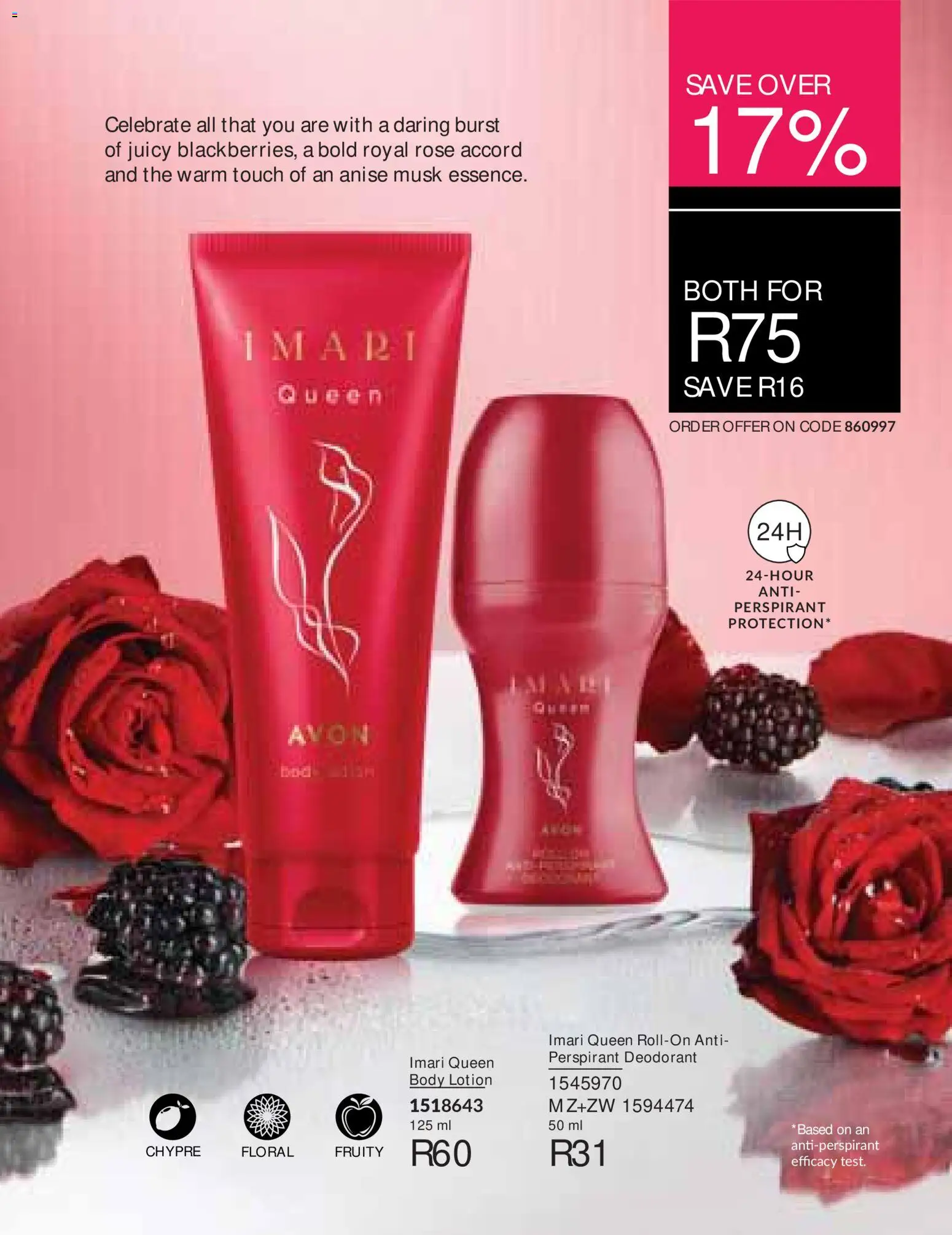New Avon catalogue – valid from 01/07/2026 | Page: 75 | Products: Deodorant, Antiperspirant, Lotion