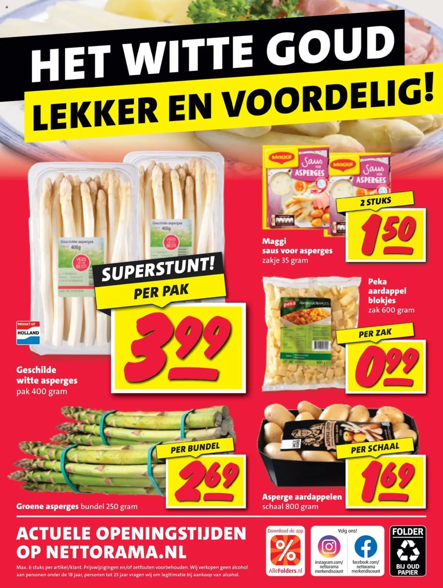 {H1} | Pagina: 33 | Producten: Aardappel, Schaal, Zak, Saus