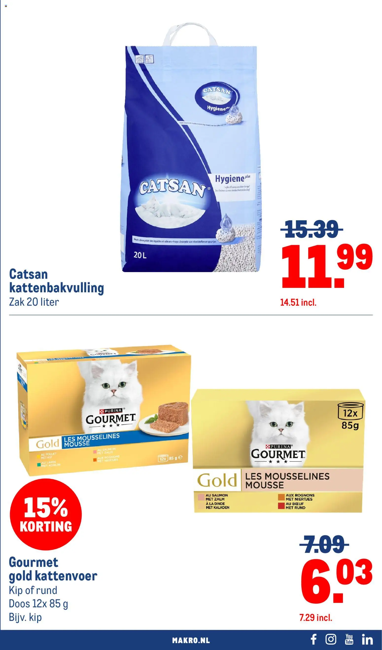 {H1} | Pagina: 111 | Producten: Kattenbakvulling, Kattenvoer, Kip, Konijn