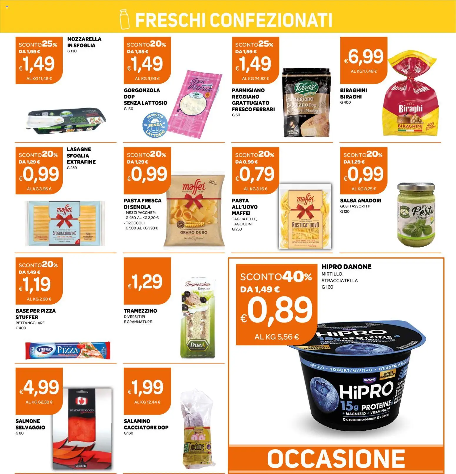 Volantino Ekom del 11/08/2026 | Pagina: 7 | Prodotti: Pizza, Tramezzino, Stracciatella, Lasagne