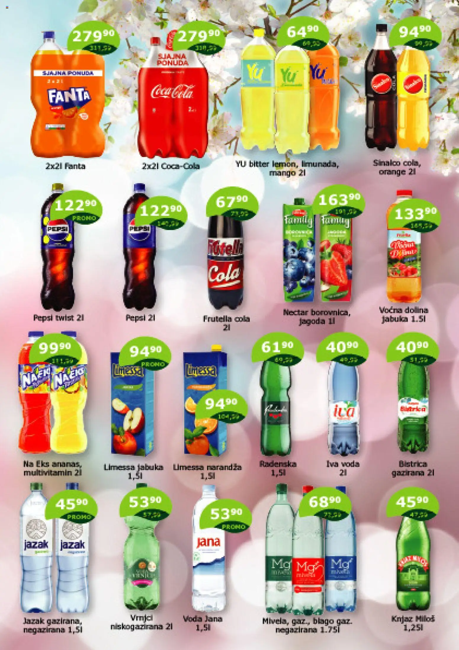 Valor katalog - važi od 16.04.2026 | Strana: 3 | Proizvode: Coca Cola, Mango, Voda, Pepsi