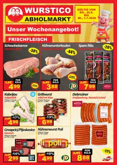 Wurstico Abholmarkt Flugblatt ab 25.06.2026 gültig