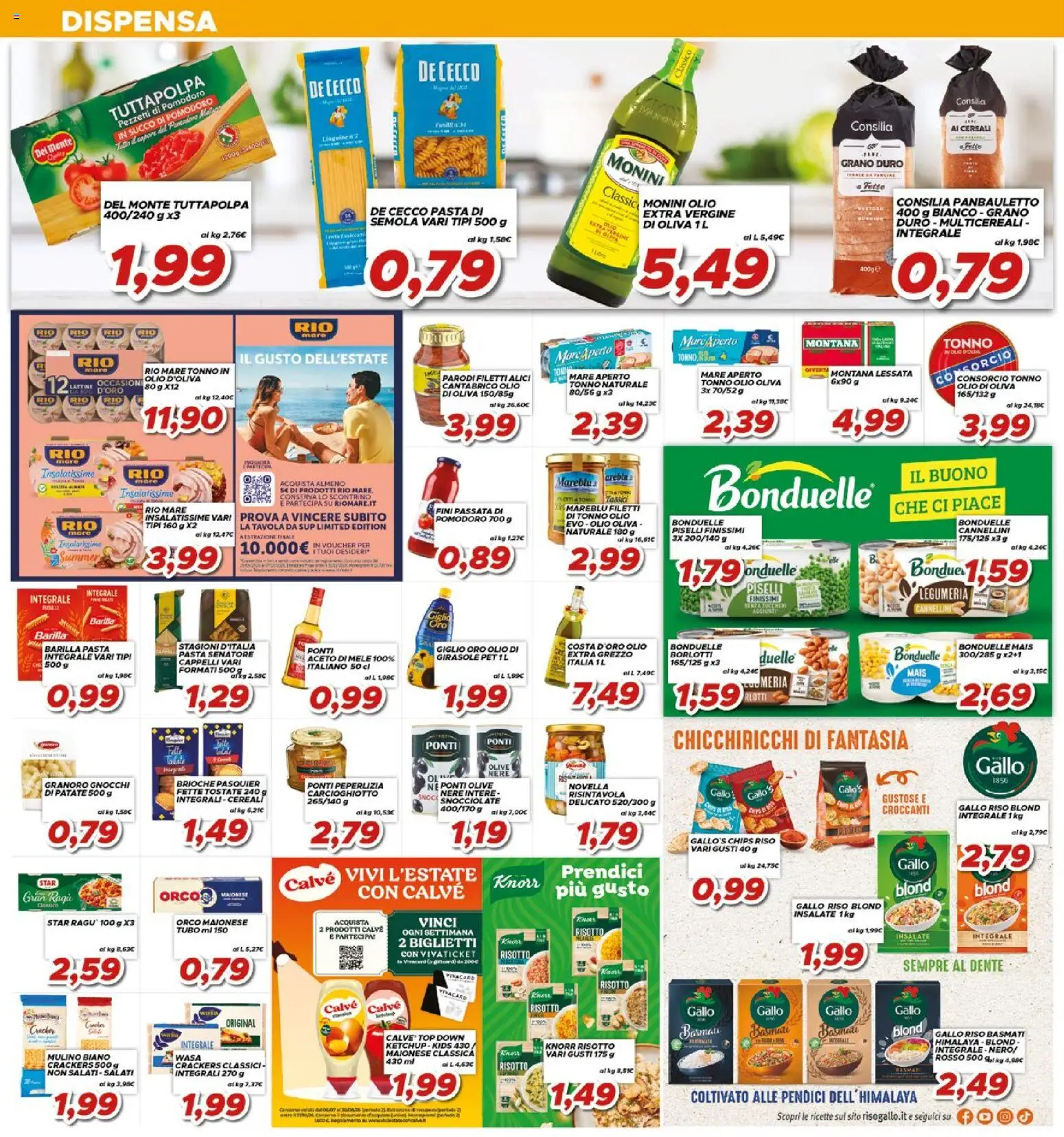 Volantino Ma Supermercati del 22/07/2026 | Pagina: 12 | Prodotti: Top, Ragú, Aceto, Olio di Oliva