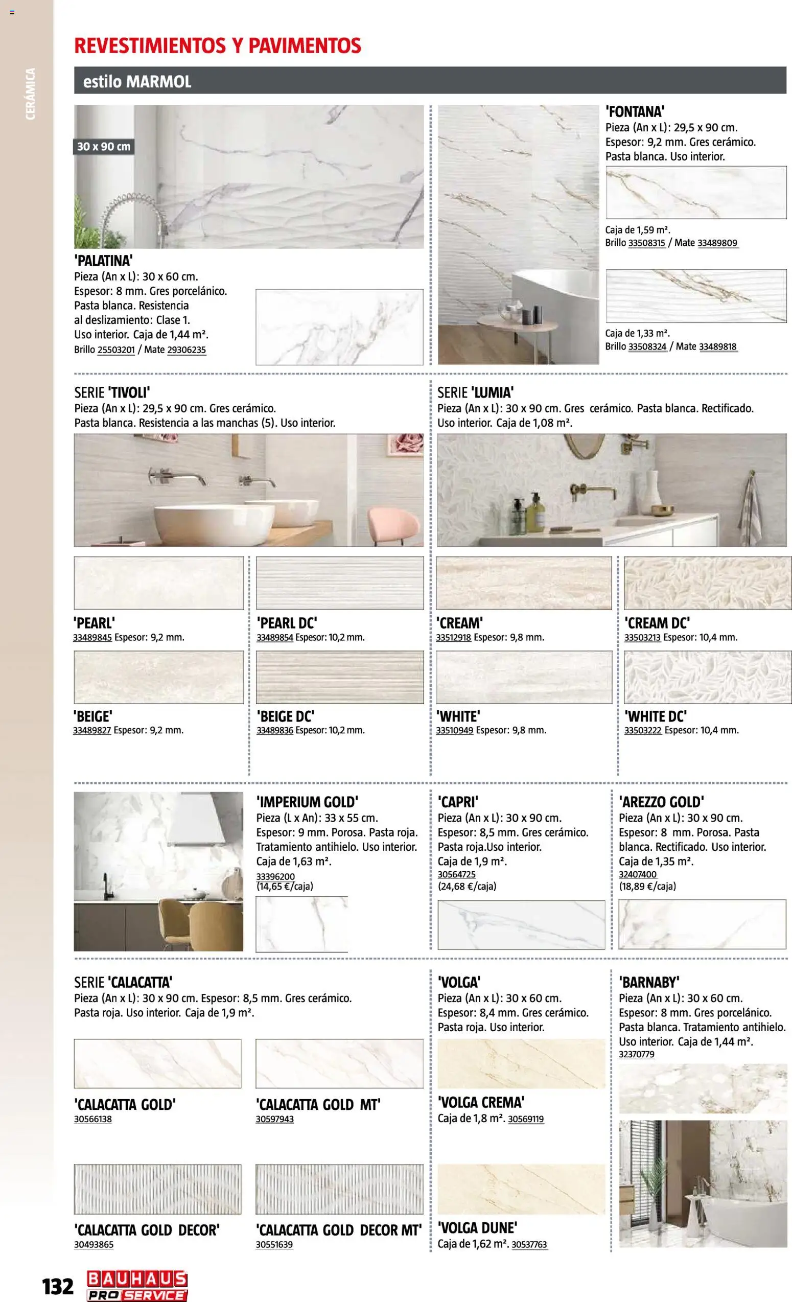 Bauhaus ProService │ válido desde el 11/05/2026 | Página: 132 | Productos: Pasta, Caja