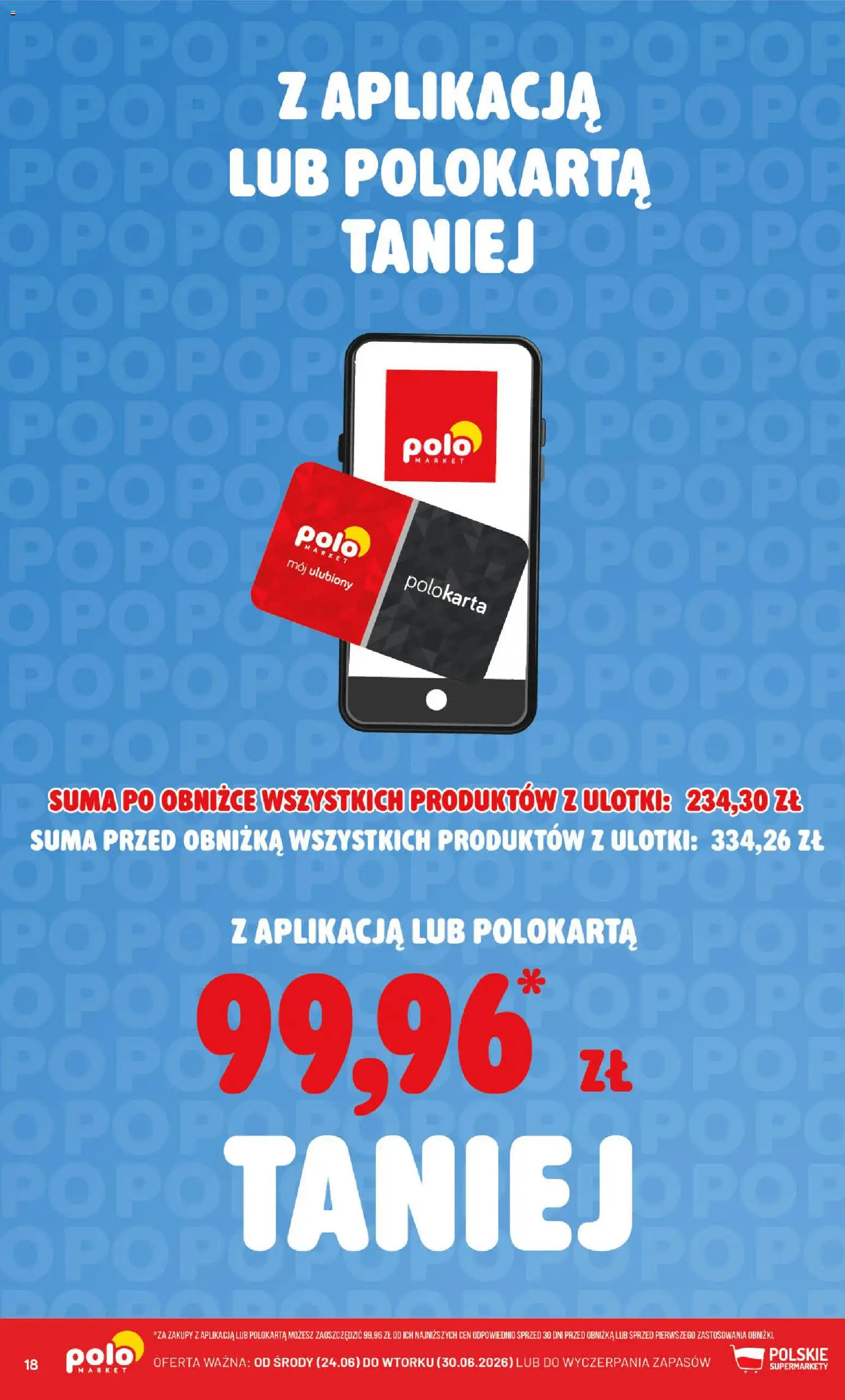 POLOmarket gazetka - Kupuj taniej z POLOappką od 24.06.2026 | Strona: 18