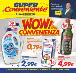 Anteprima del volantino SuperConveniente volantino Messina, Siracusa, Palermo valido a partire dal 02/10/2026