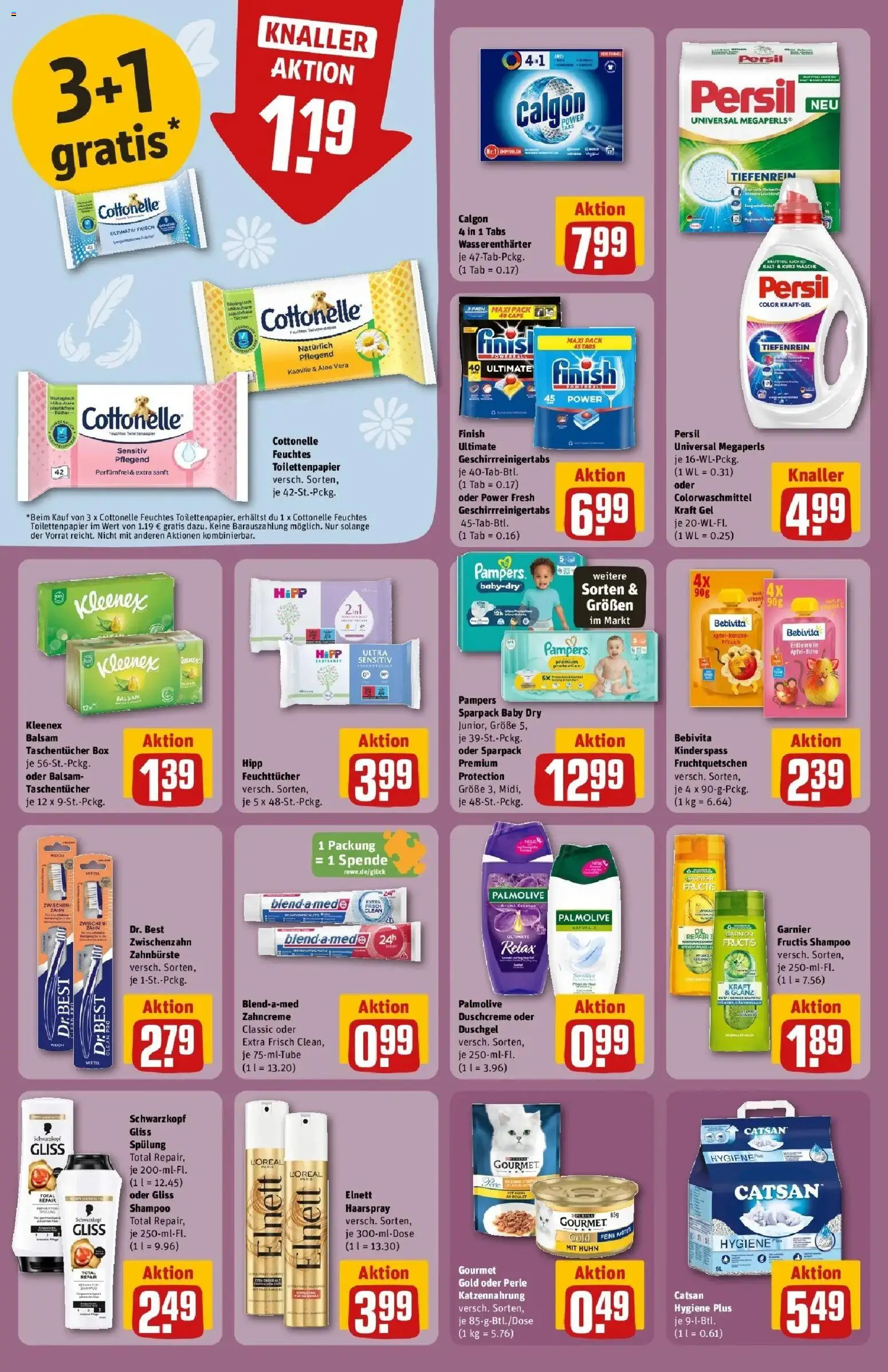 Rewe Prospekt Leegebruch – gültig ab 17.05.2026 | Seite: 30 | Produkte: Pampers, Finish, Shampoo, Persil