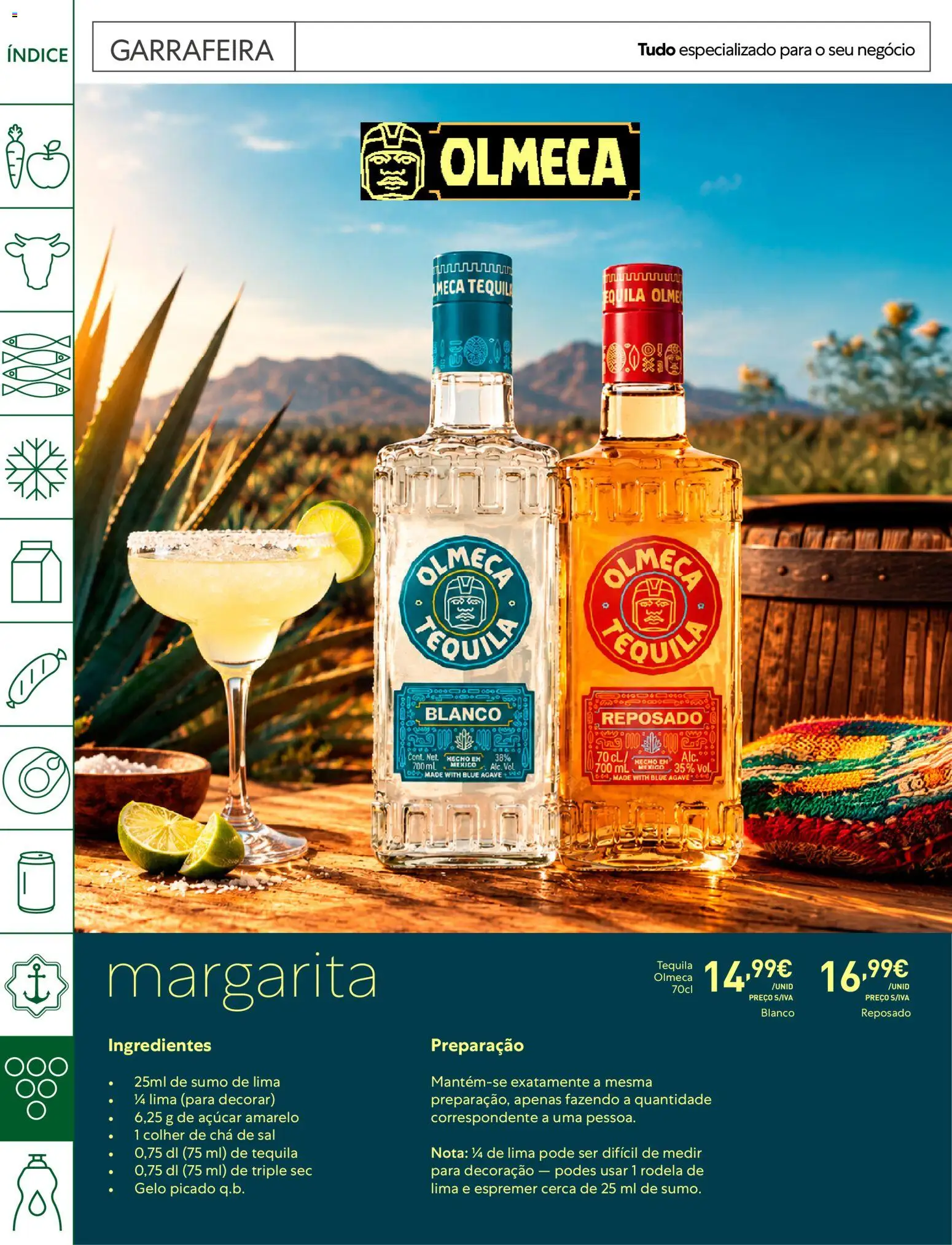 Recheio folheto Horeca Madeira │ válido de 13/10/2026 | Página: 26 | Produtos: Sumo de lima, Sal, Decoração, Triple Sec