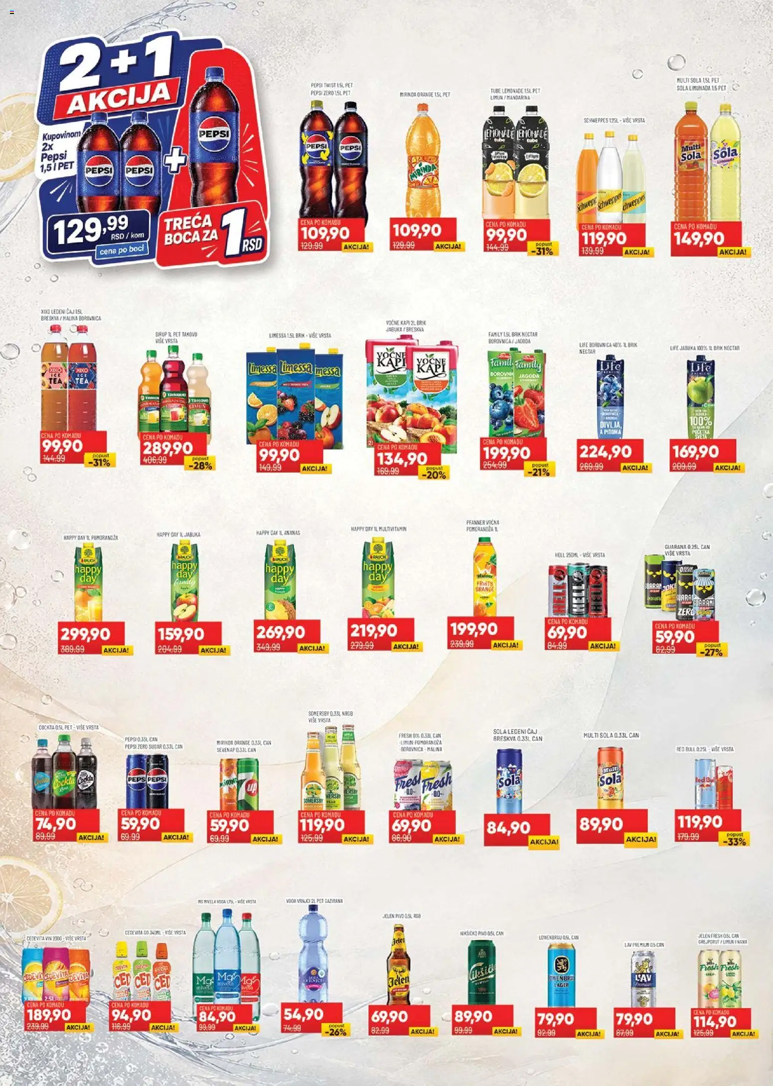 Medius katalog - važi od 16.06.2026 | Strana: 19 | Proizvode: Borovnica, Somersby, Breskva, Pepsi