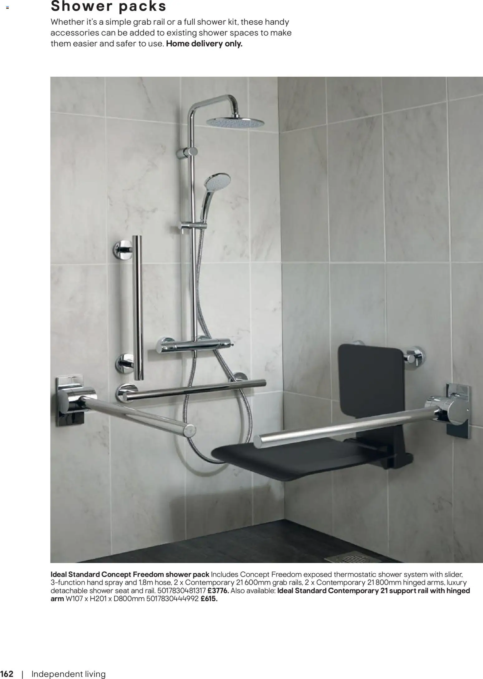 {H1} | Page: 163 | Products: Shower