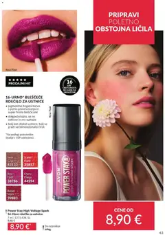 Avon katalog akcije – veljaven od 30.06.2026 | Stran: 43 | Izdelki: Licila, Rdecilo za ustnice, Barva