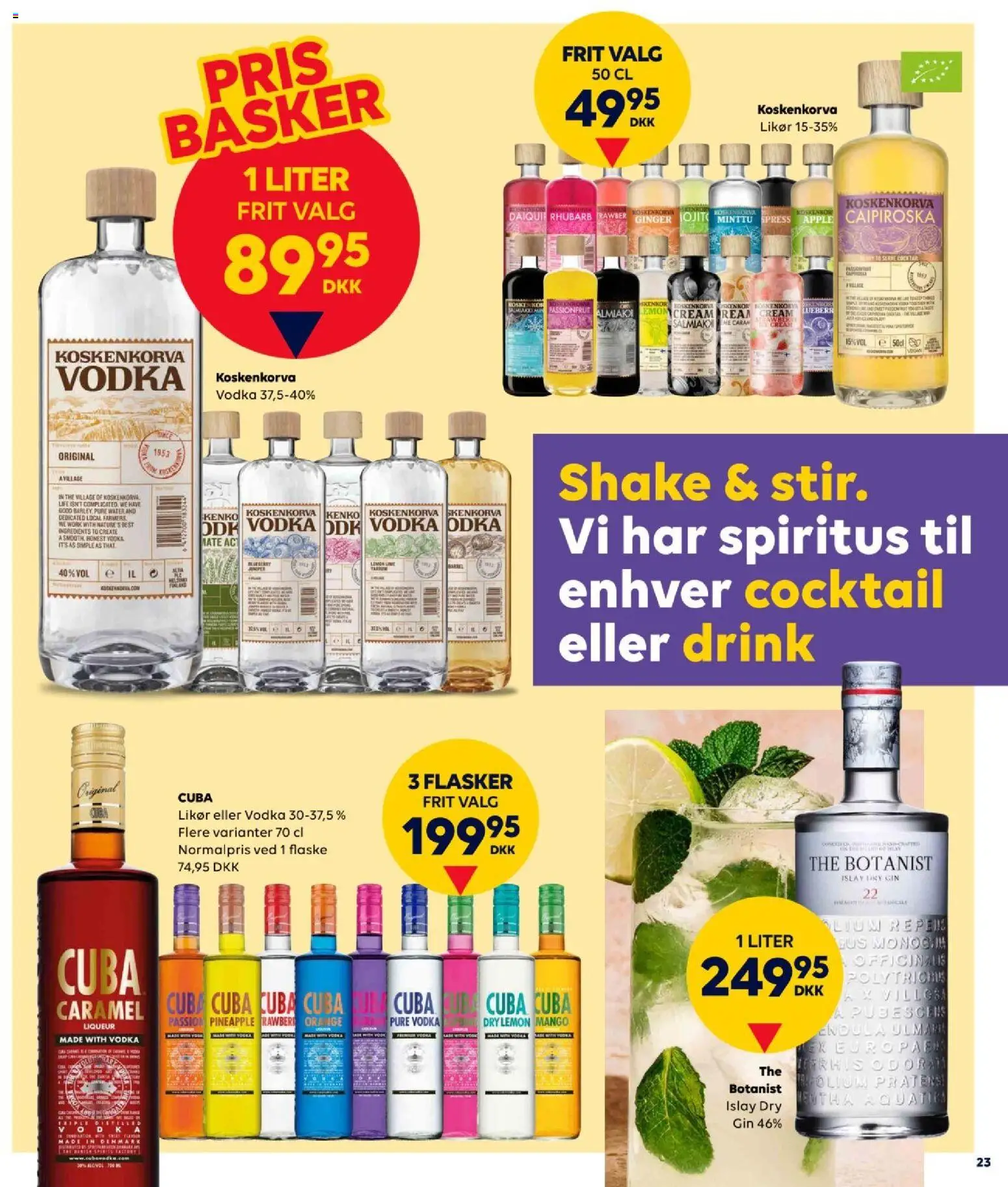 Bordershop tilbudsavis – gyldig fra 01/06/2026 | Side: 23 | Produkter: Mango, Gin, Vodka, Lime
