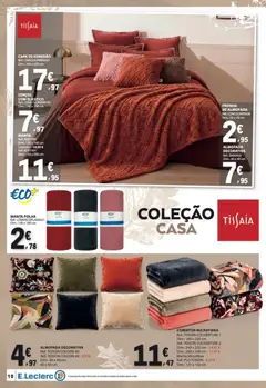 Pré-visualização E.Leclerc - Folheto Moda e Beleza Outono-Inverno válido de 15/09/2026 | Página: 10 | Produtos: Fronha, Lençol, Cobertor, Manta
