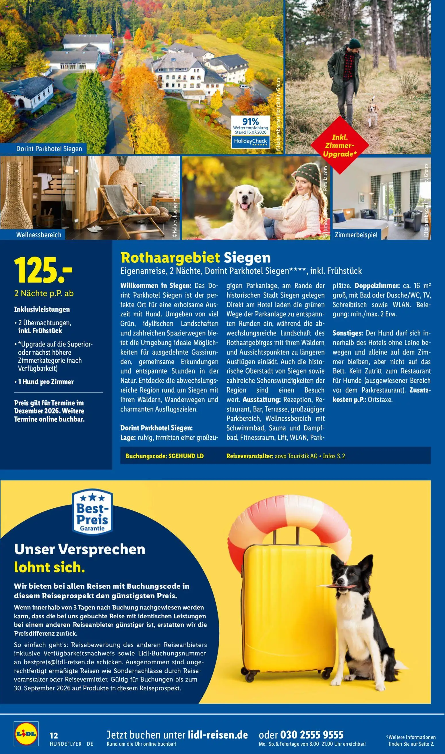 Lidl Reisen Hundeflyer – gültig ab 29.07.2026 | Seite: 12 | Produkte: Bad, Uhr