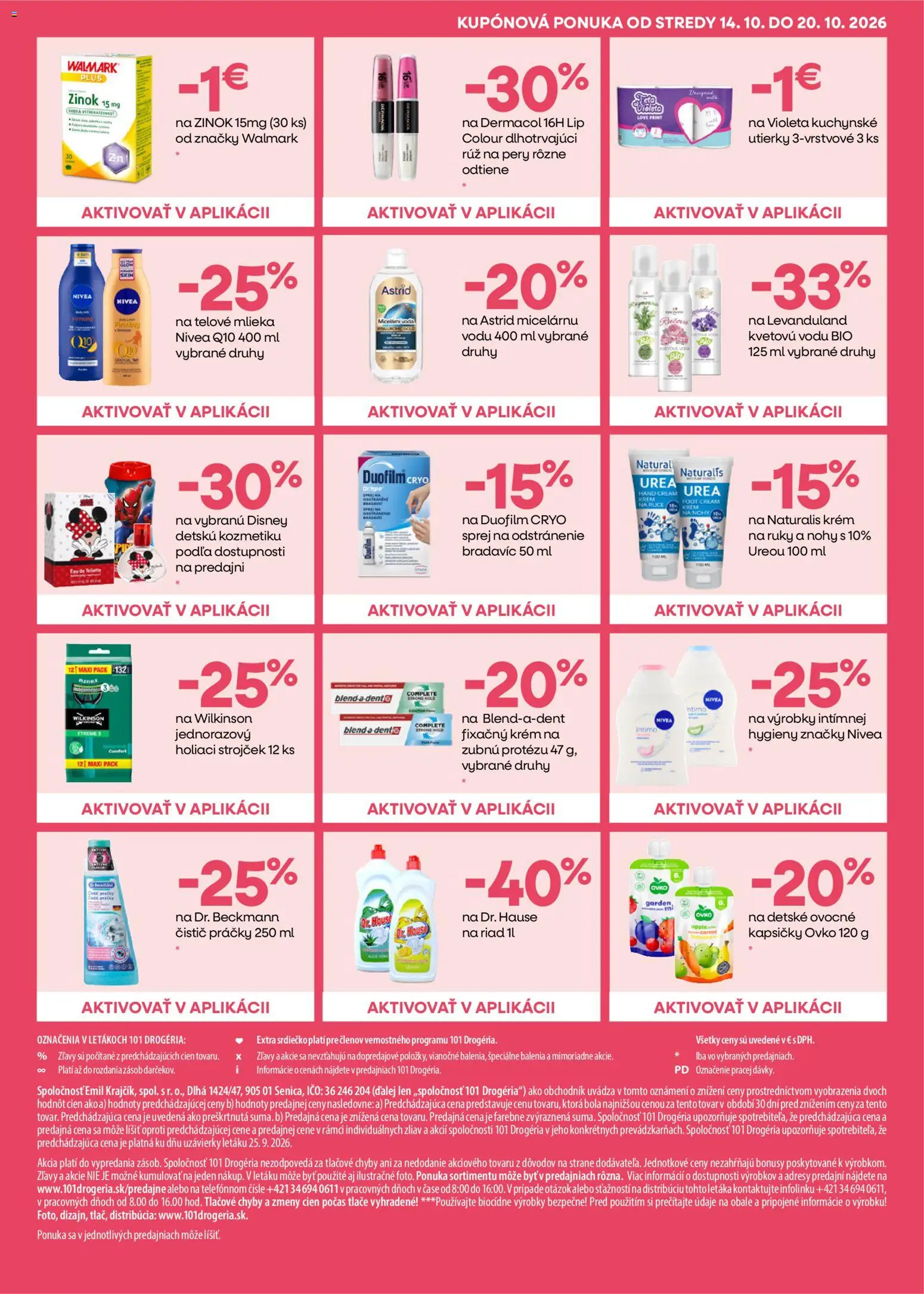 Nové 101 drogerie akcie – leták je platný od 07.10.2026 | Strana: 7 | Produkty: Strojček, Práčky, Holiaci strojček, Utierky