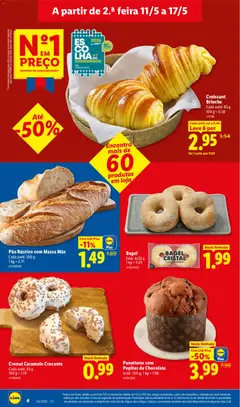 Pré-visualização Panettone com Pepitas de Chocolate, Unid. 550 g; 1 kg = 7.98 válido de 11.05.2026 | Página: 4