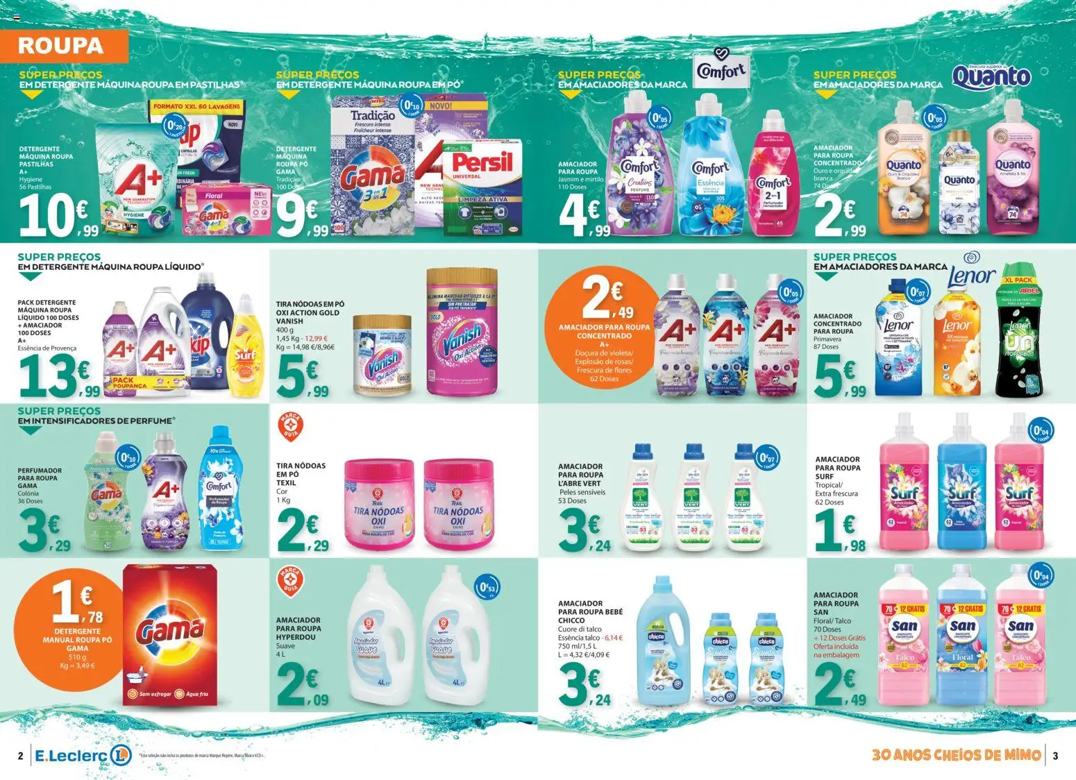 E.Leclerc - Folheto Limpeza do Lar │ válido de 25/08/2026 | Página: 2 | Produtos: Flores, Perfume, Pó, Detergente